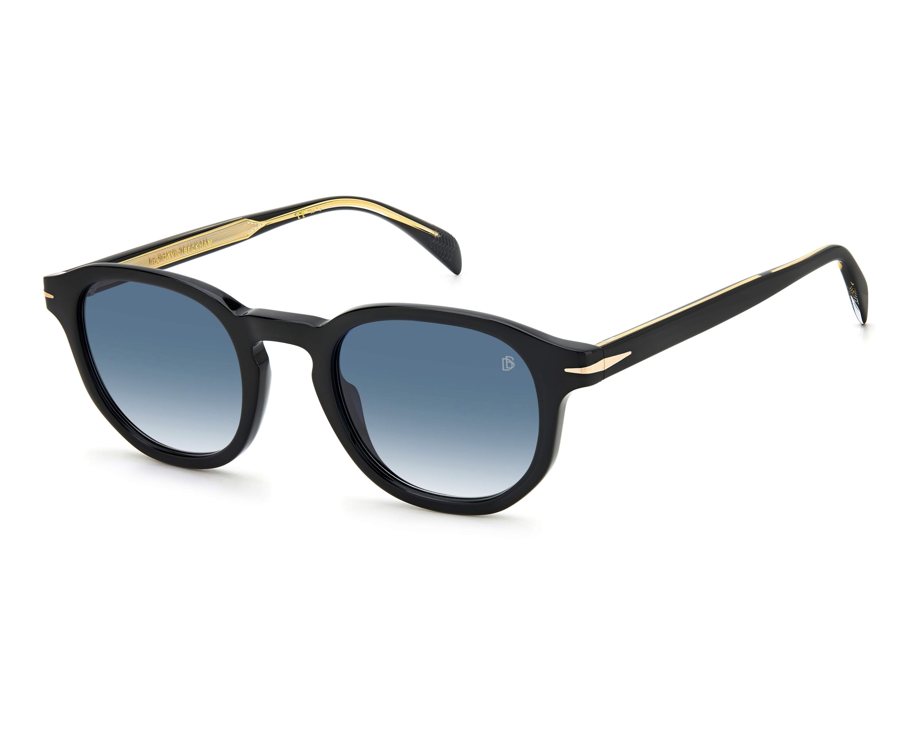 David Beckham DB-1007-S 807/08 49-24 Black  vue 360 degr&eacute;s 1