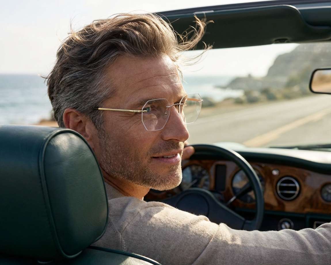 David Beckham DB-1189 AOZ 49-19 Or  vue 360 degr&eacute;s 5