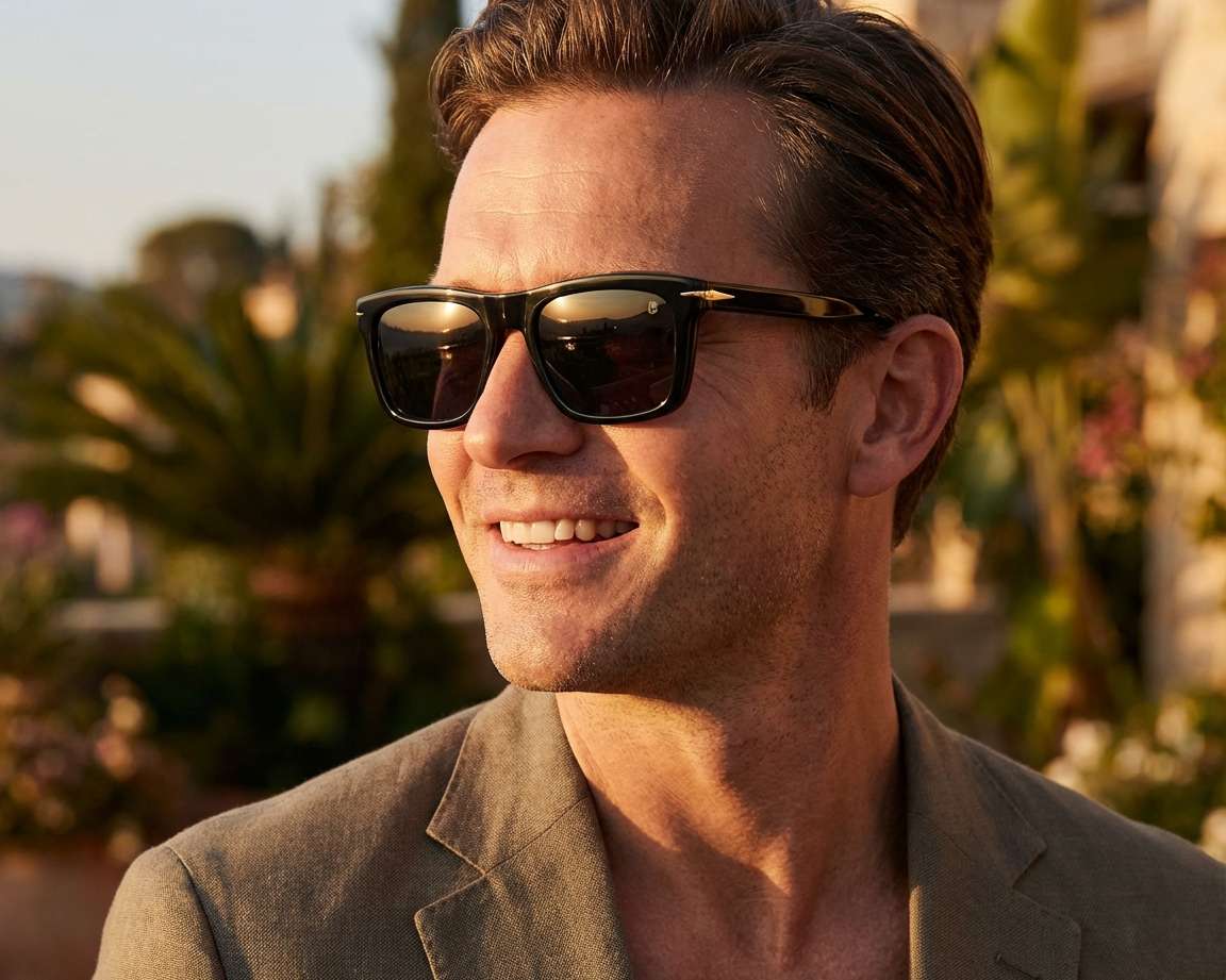 David Beckham DB-7000-CS 807 53-19 Black Gold vue 360 degr&eacute;s 7