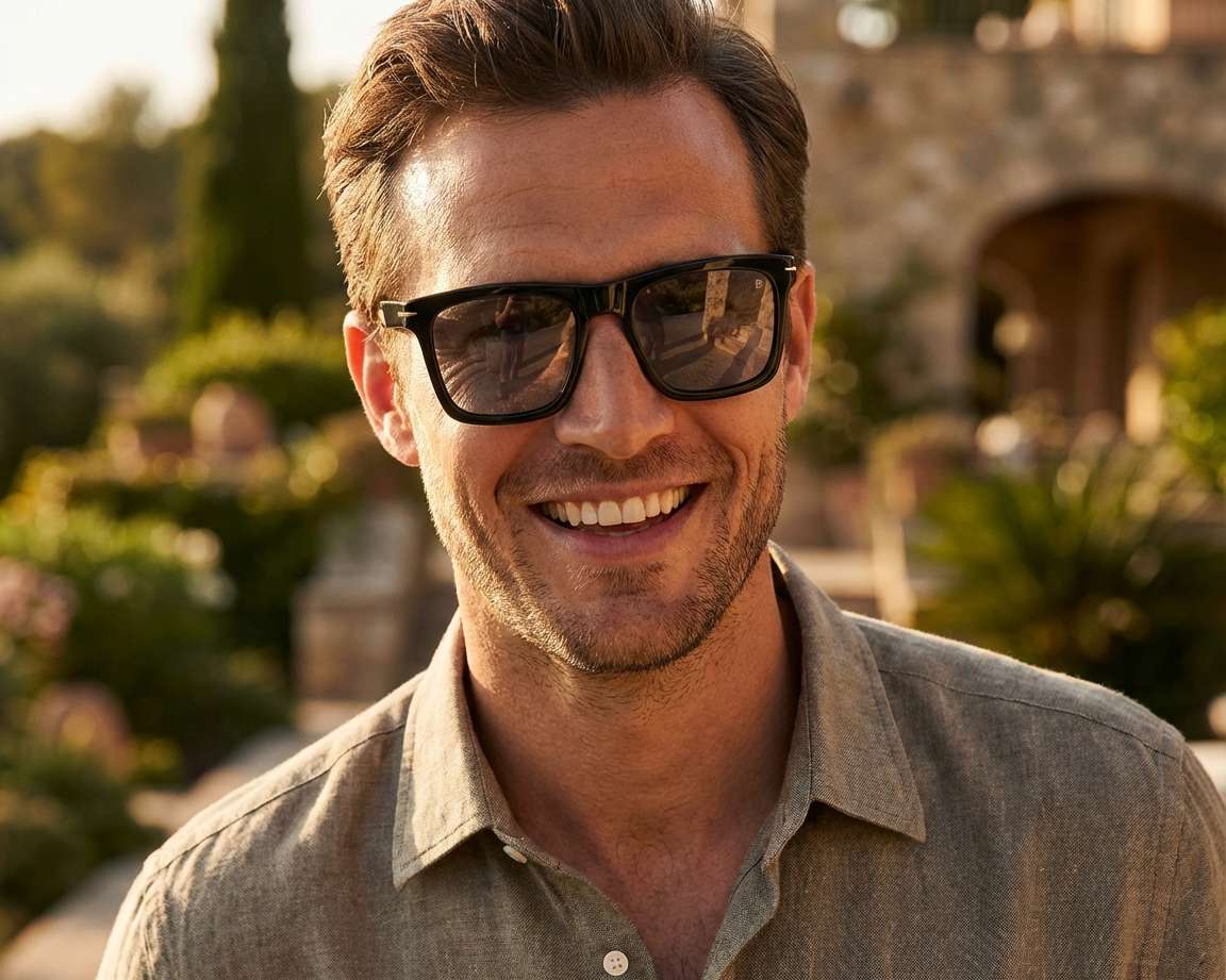 David Beckham DB-7000-CS 807 53-19 Black Gold vue 360 degr&eacute;s 8