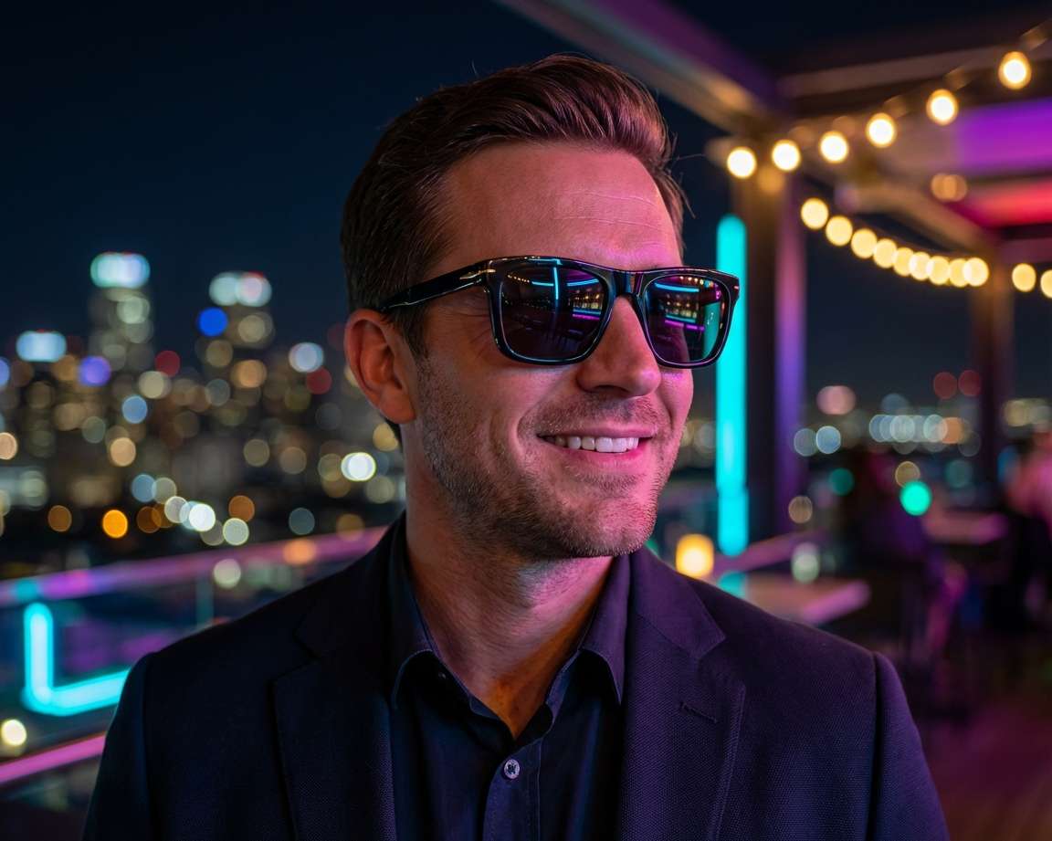 David Beckham DB-7000-CS 807/M9  53-19 Noir  vue 360 degr&eacute;s 7