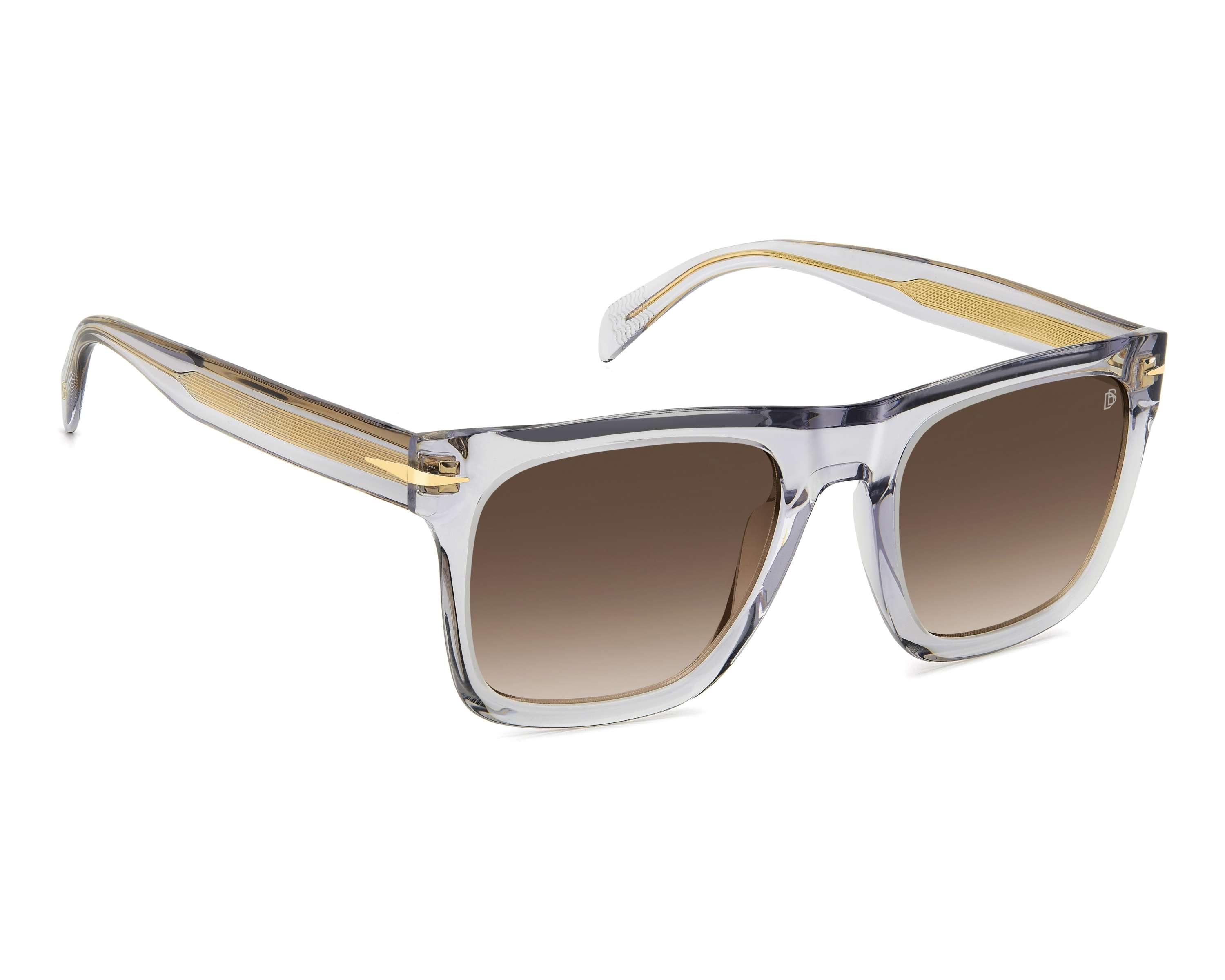 David Beckham DB-7000-S-FLAT 63M/HA - Gris  vue 360 degr&eacute;s 2