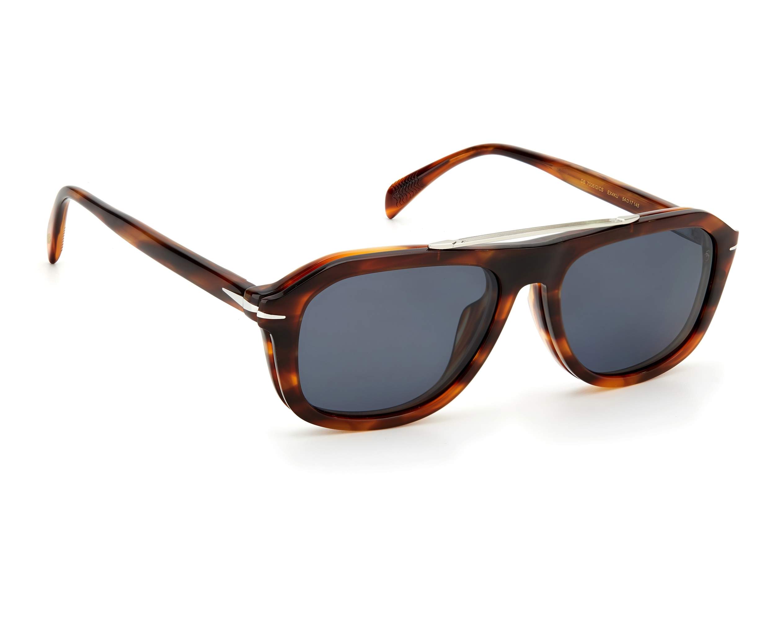 David Beckham DB-7006-G-CS EX4 54-17 Brown Steel vue 360 degr&eacute;s 4