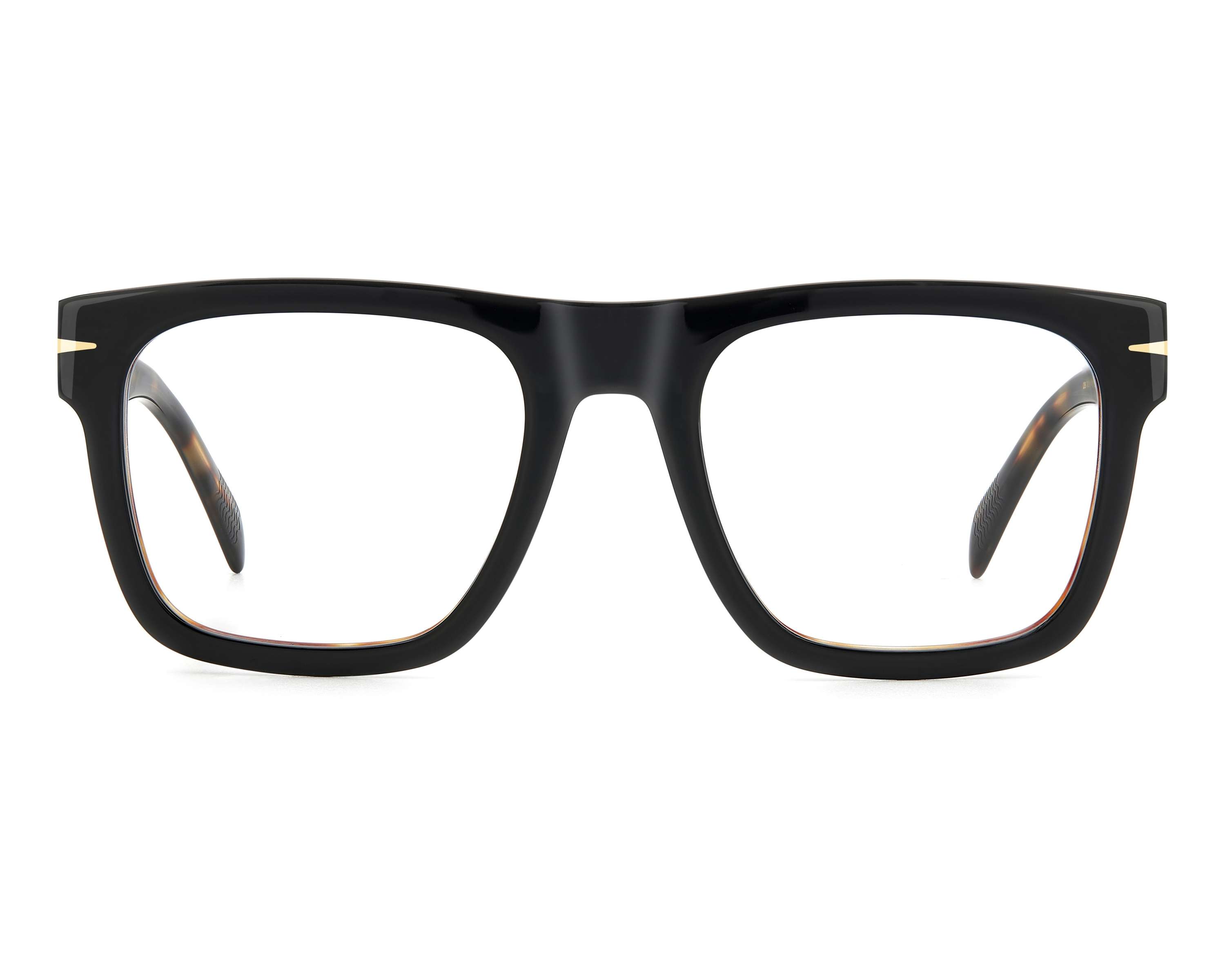 David Beckham DB-7020-FLAT WR7 51-21 Noir Blanc vue 360 degr&eacute;s 3
