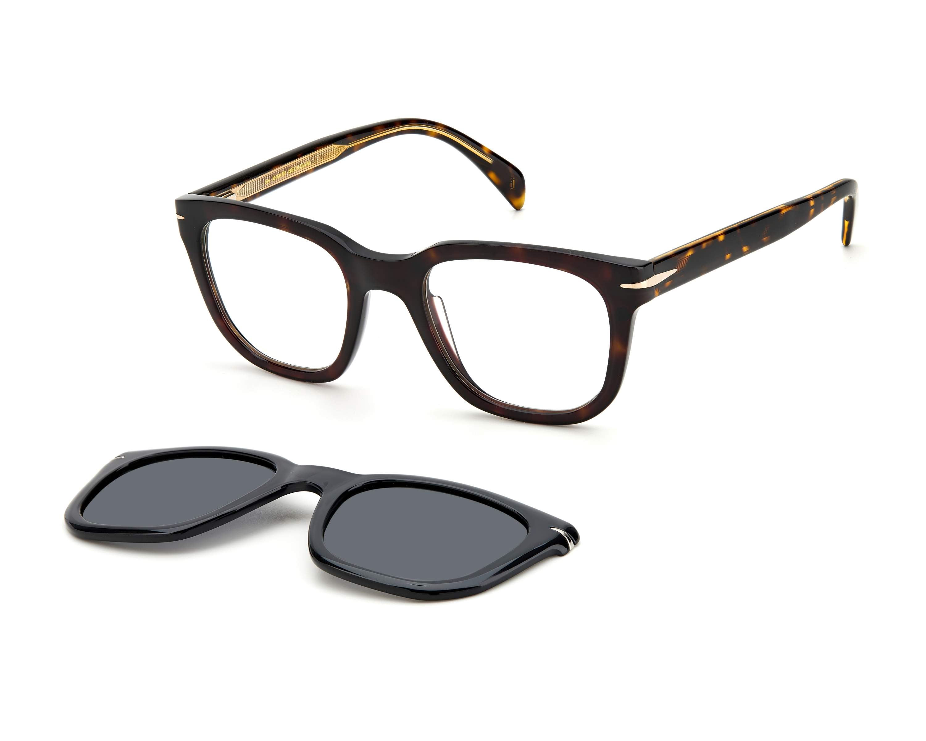 David Beckham DB-7043-CS 086/M9 50-21 Havane  vue 360 degr&eacute;s 5