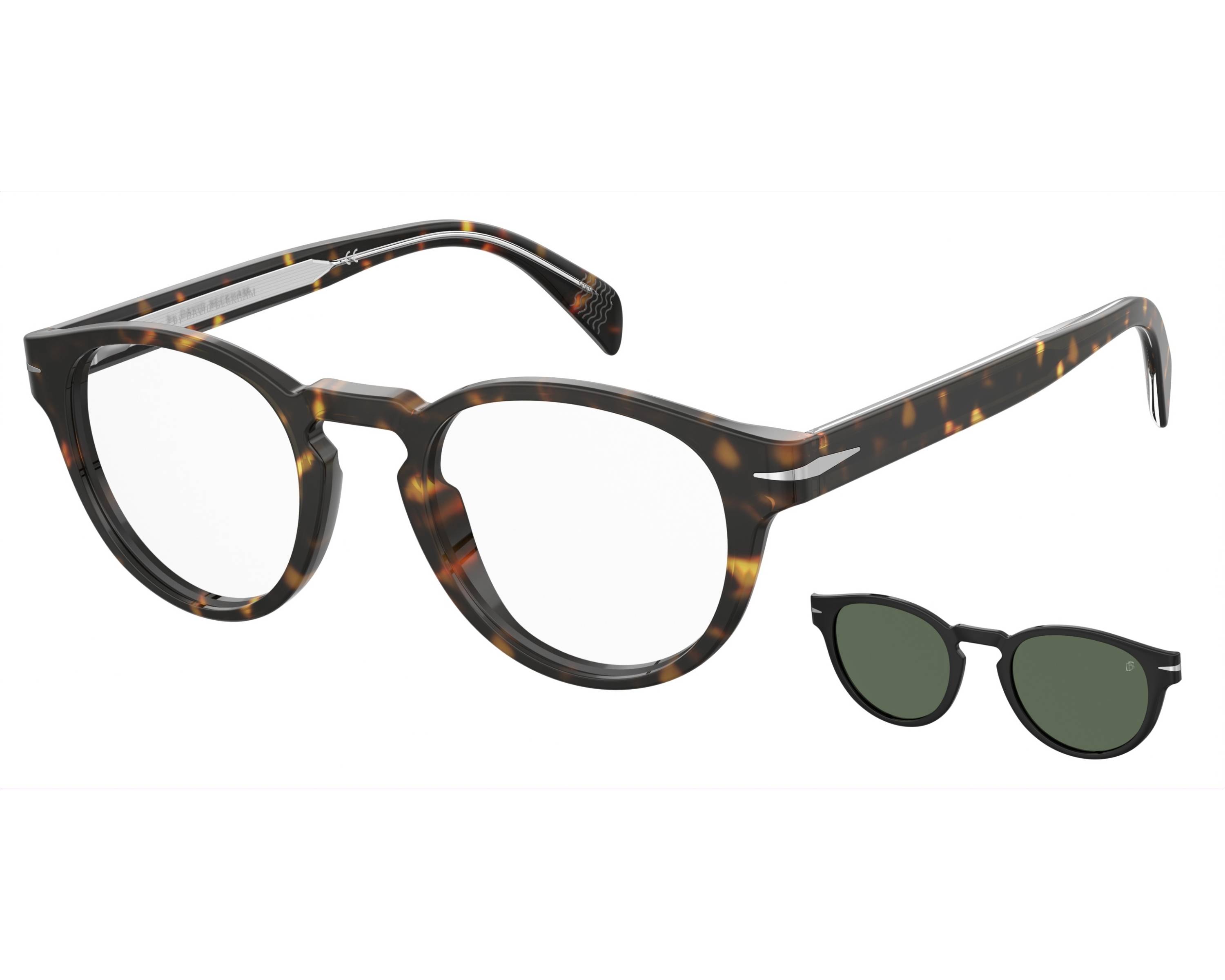 David Beckham DB-7104-CS 086/UC 49-21 Havana  vue 360 degr&eacute;s 4
