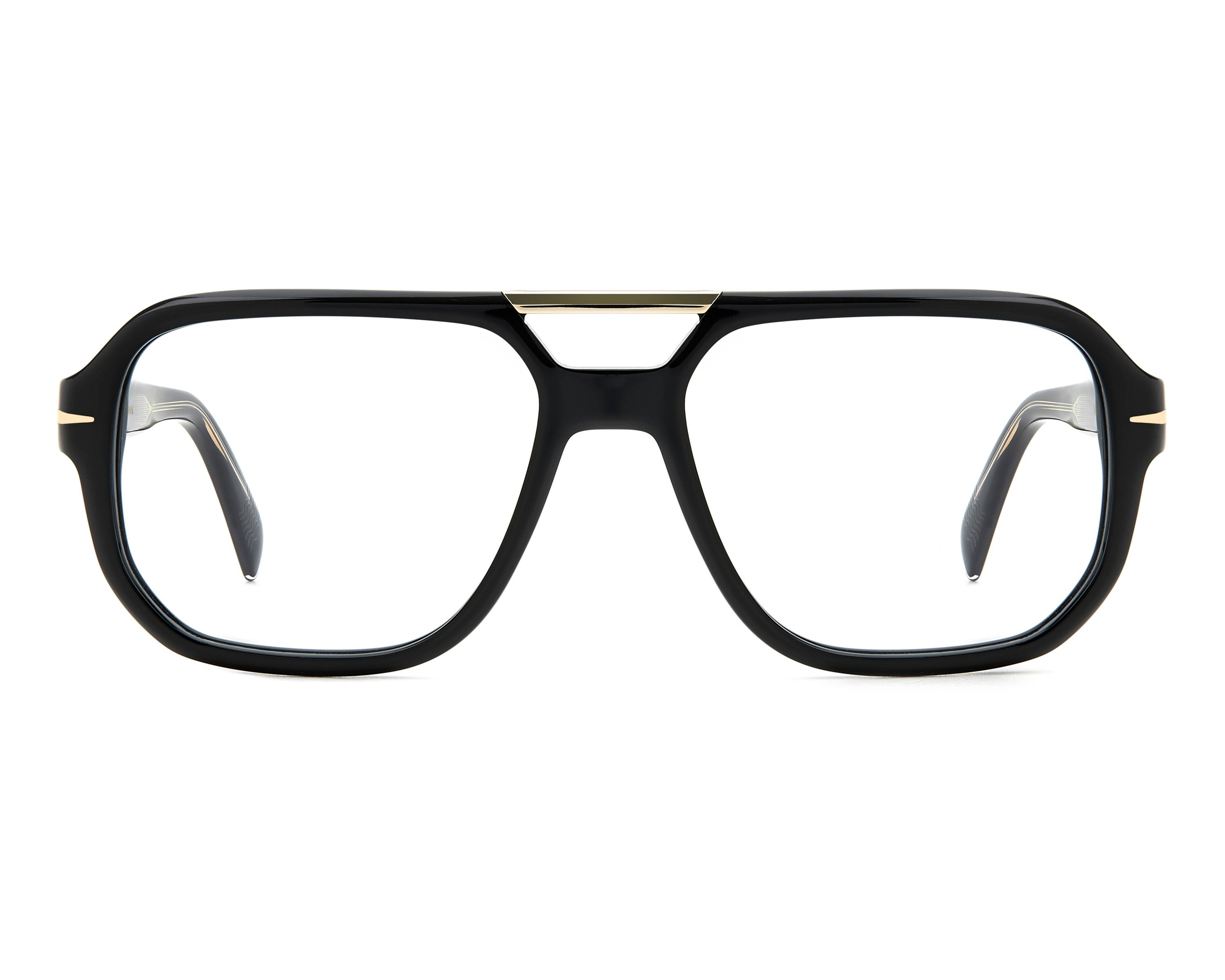 David Beckham DB-7108 2M2 56-16 Noir Or vue 360 degr&eacute;s 3