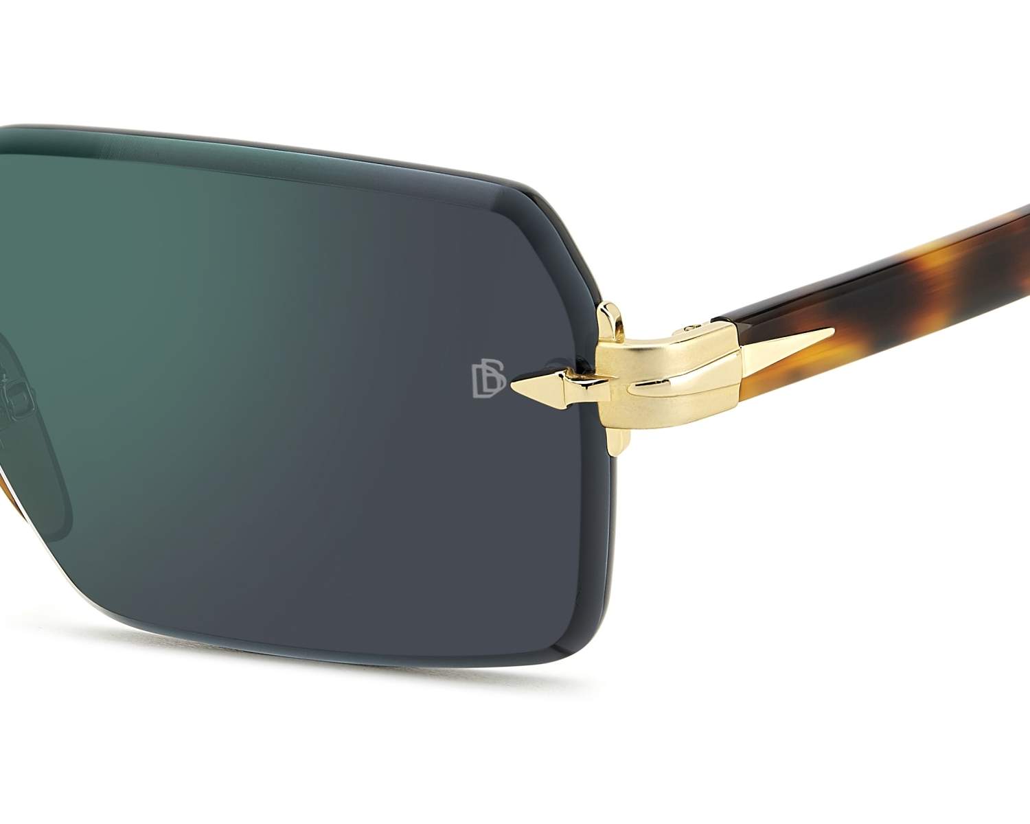 David Beckham DB-7109-S 06JMT 56-20 Or Havane vue 360 degr&eacute;s 4
