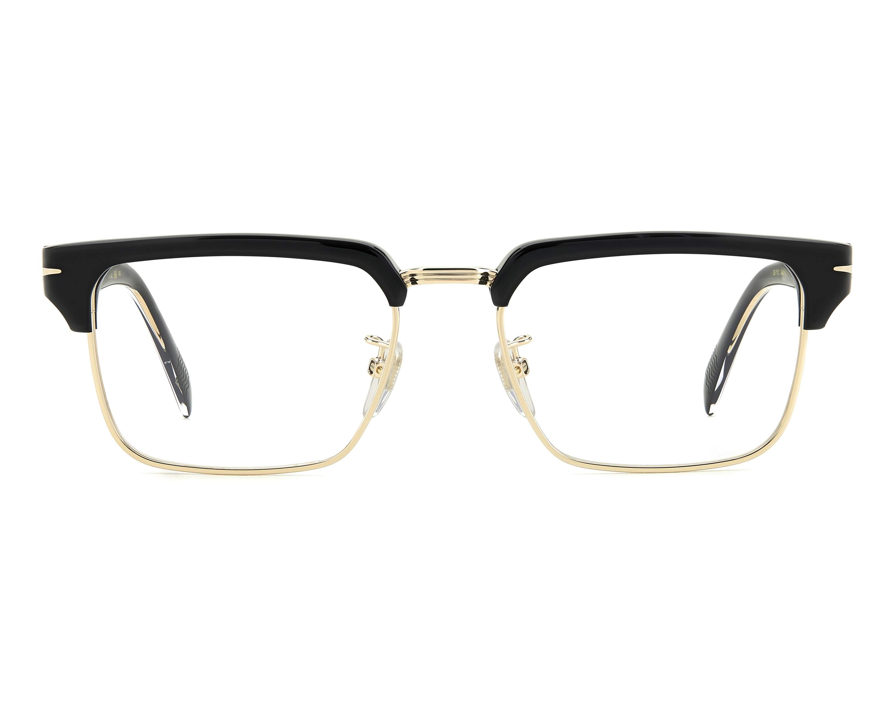 David Beckham DB-7112 2M2 54-18 Noir Or vue de c&ocirc;t&eacute;