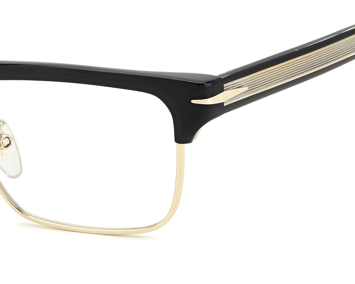 David Beckham DB-7112 2M2 54-18 Noir Or autre vue