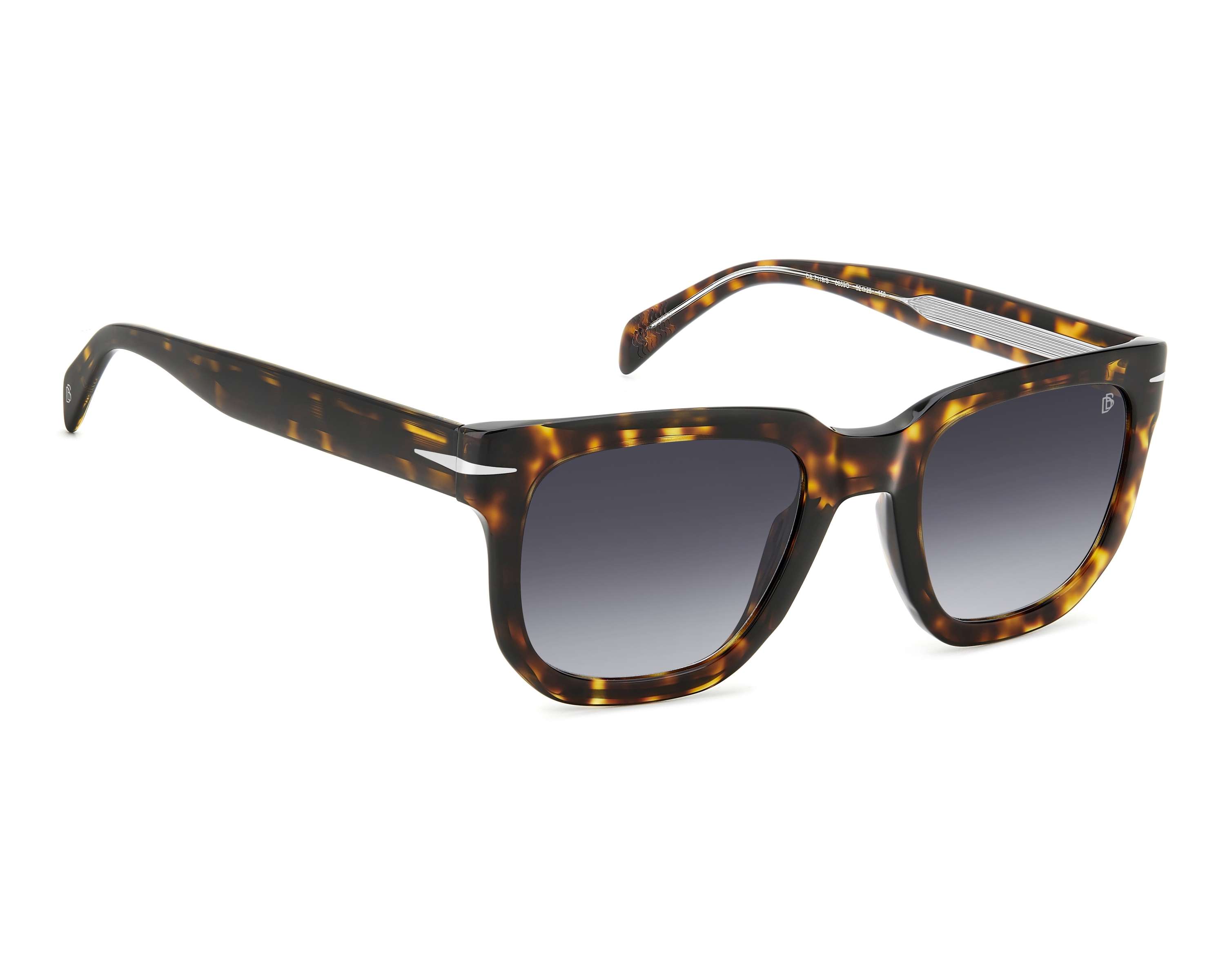 Lunettes De Soleil David Beckham DB 1111/S - Couleur HAVANA - Monture Marron 50/23/145 - Homme - Neuf Avec étiquettes