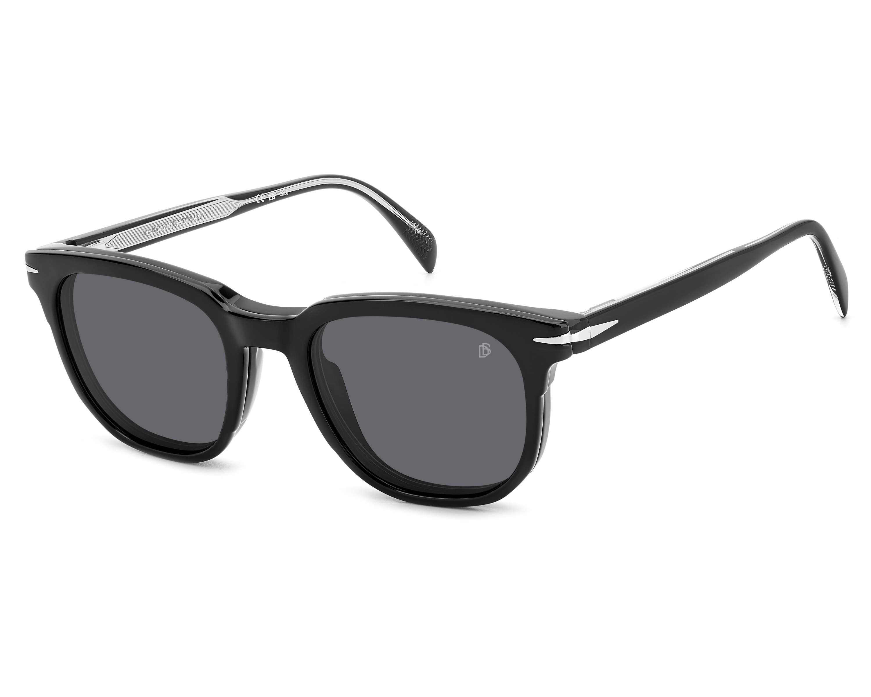 David Beckham DB-7120-CS 807/M9 51-20 Noir  vue 360 degr&eacute;s 4