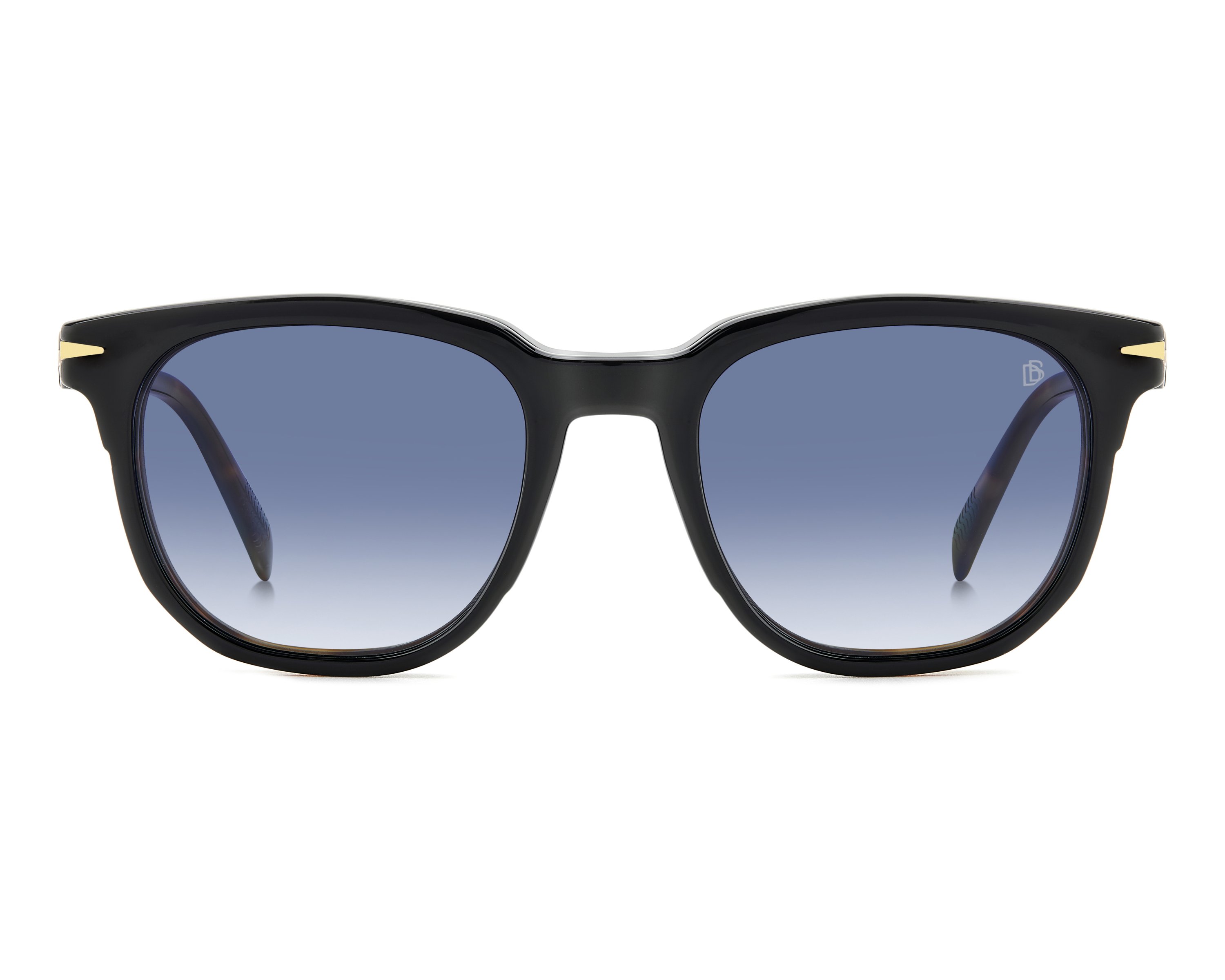 David Beckham DB-7120-CS WR7/Z7 51-20 Noir Blanc vue de c&ocirc;t&eacute;
