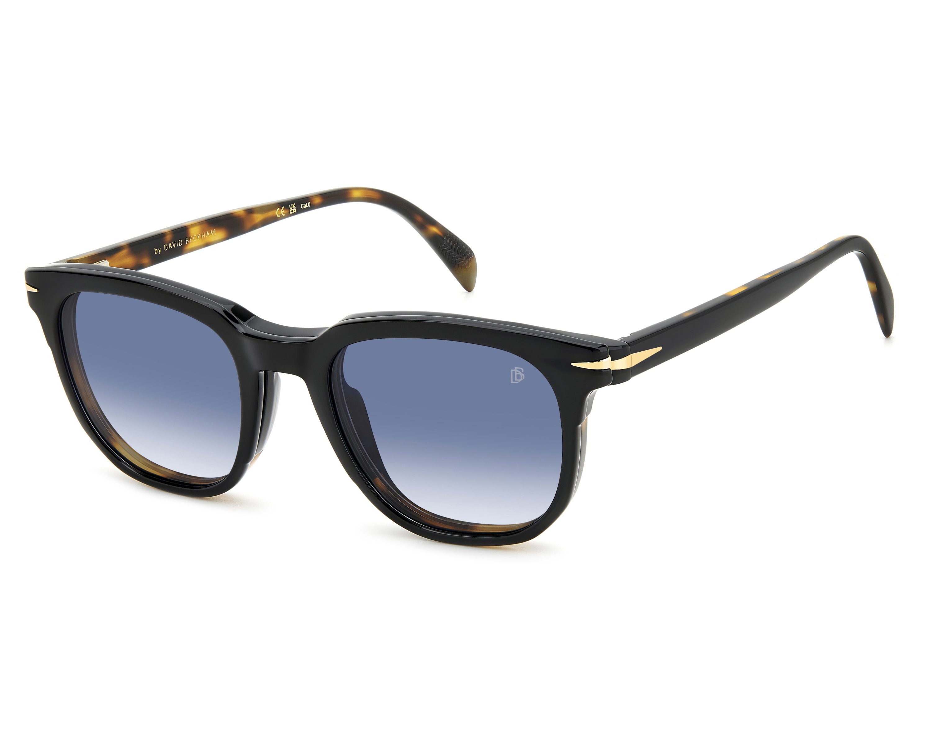 David Beckham DB-7120-CS WR7/Z7 51-20 Noir Blanc autre vue