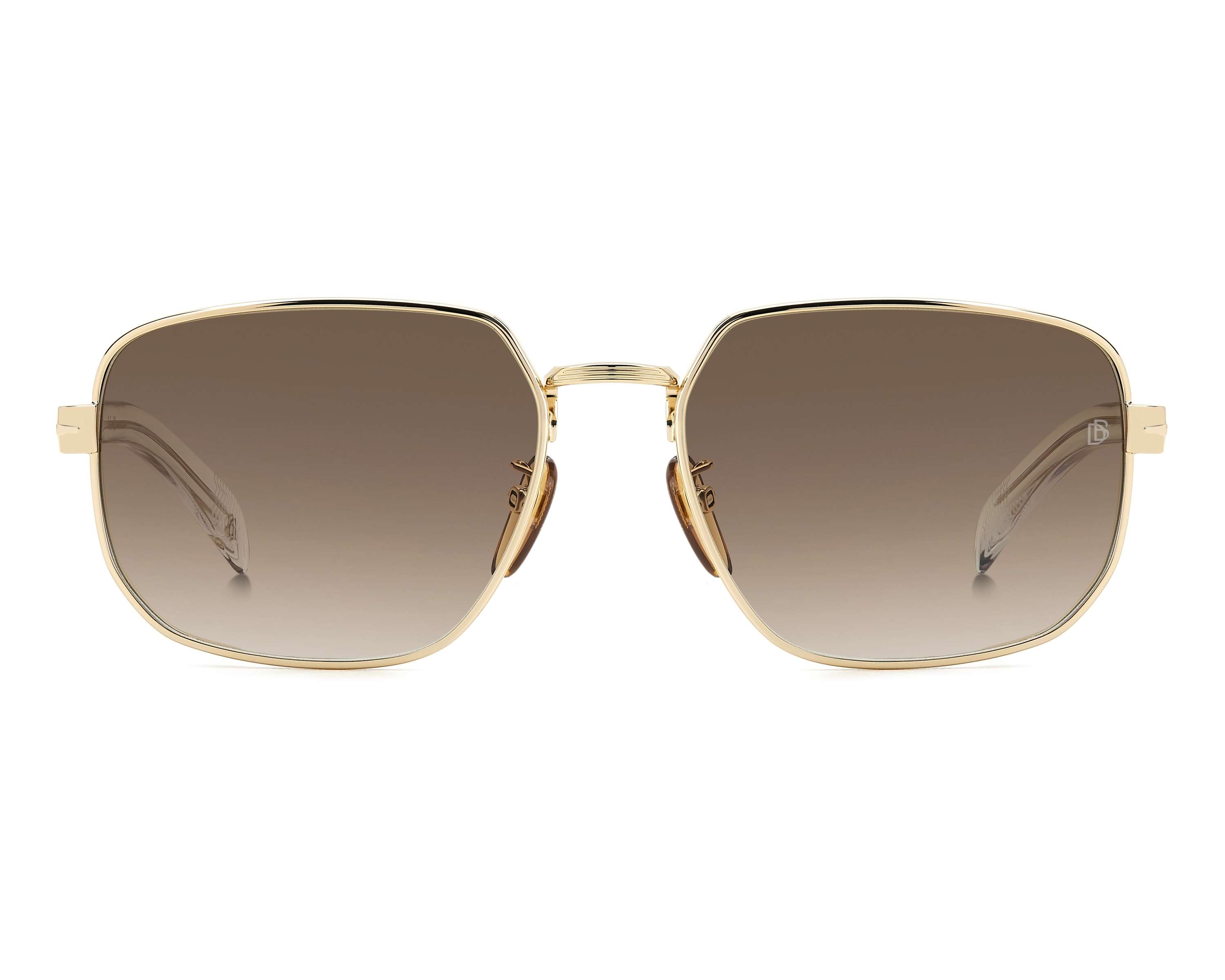 Lunettes De Soleil David Beckham DB 7068 – Style Doré Gris Pour Homme