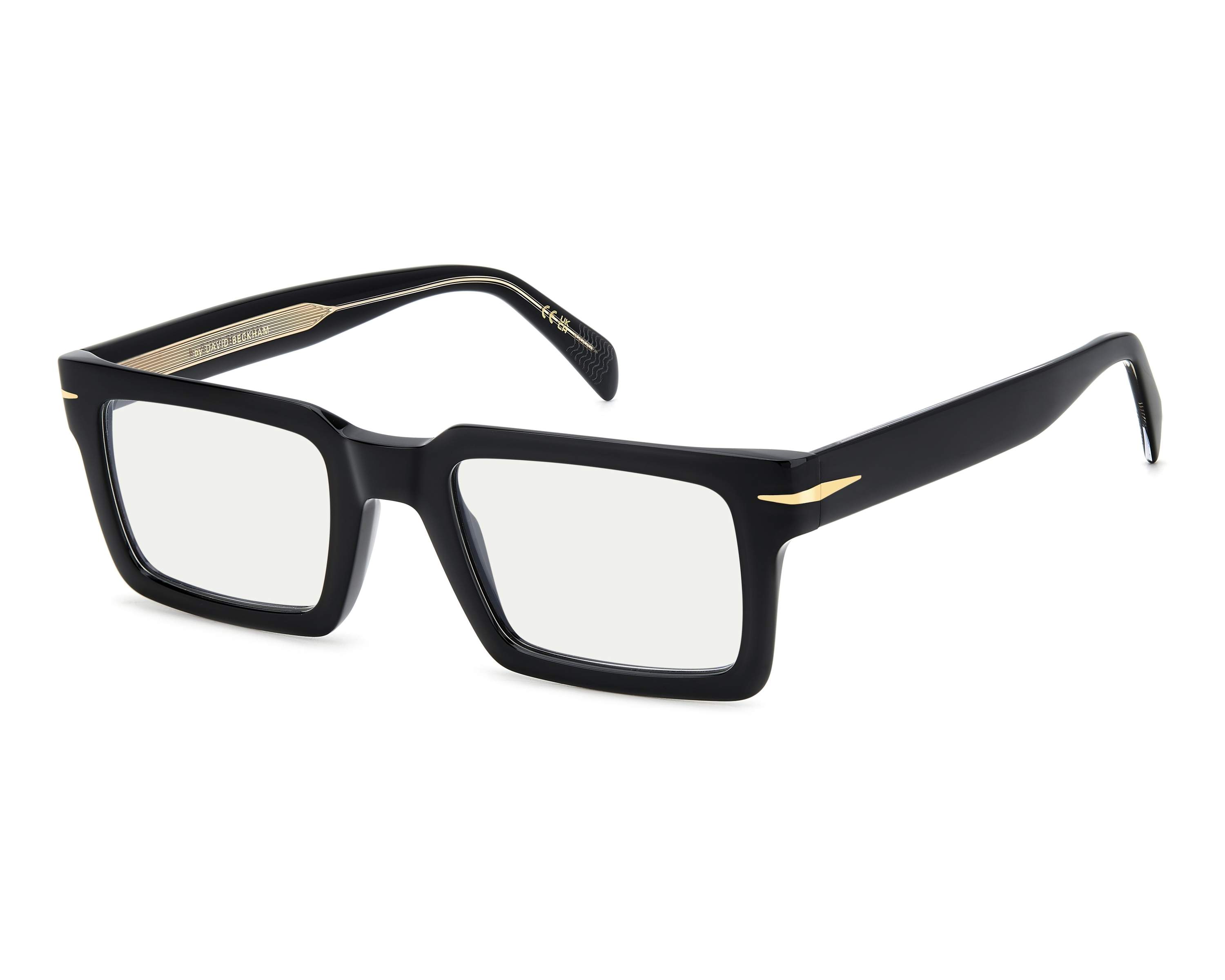 David Beckham DB-7126 807 51-22 Noir  vue de c&ocirc;t&eacute;