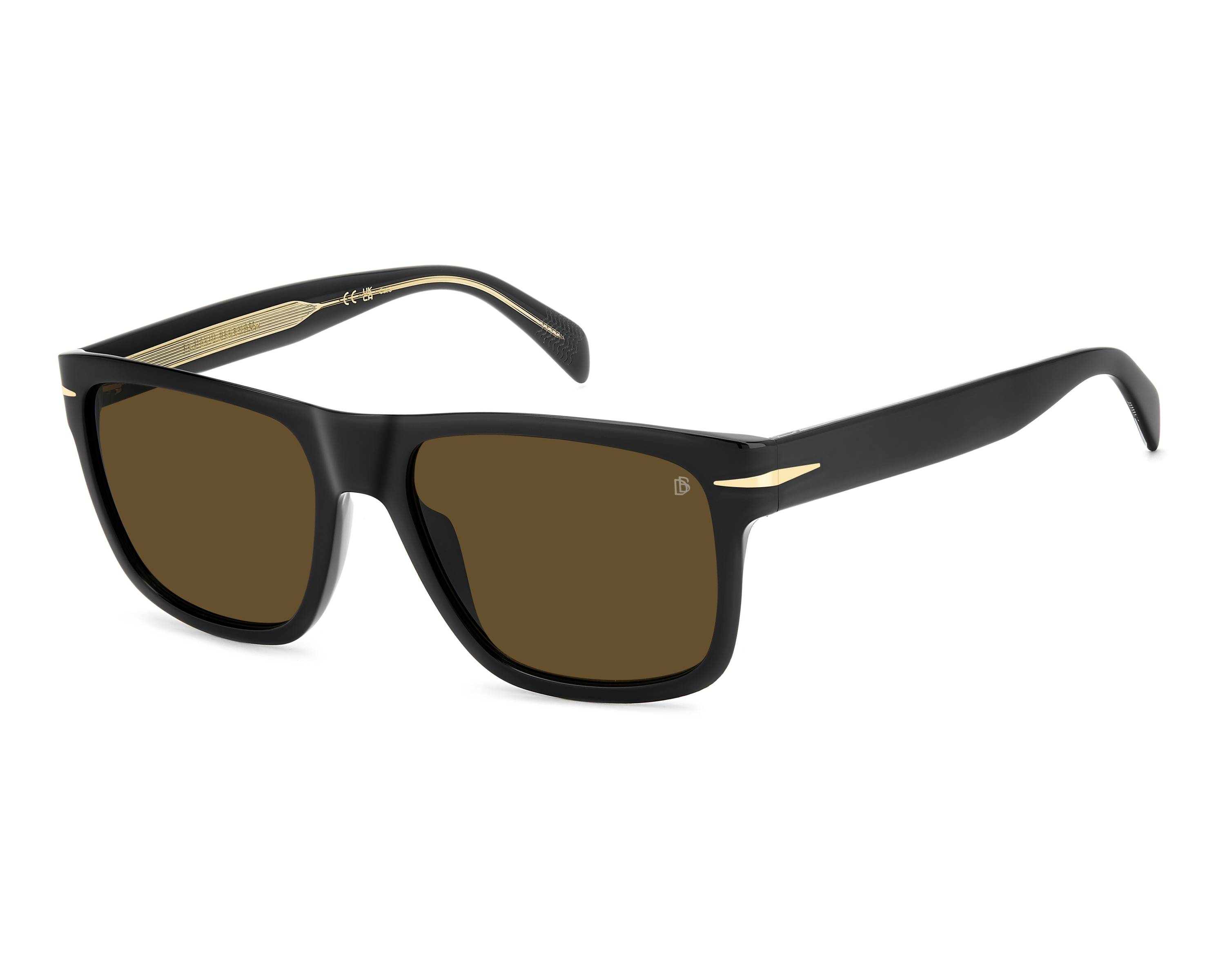 David Beckham DB-7150-S 807/70 57-18 Noir  vue 360 degr&eacute;s 3