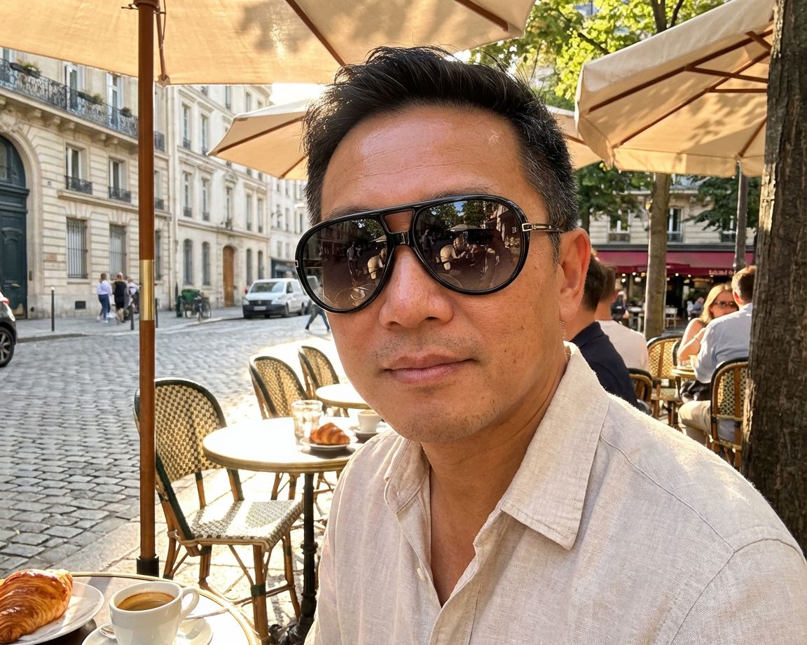 David Beckham DB-99-VOYAGER 2M2/CS 61-15 Noir Or vue 360 degr&eacute;s 7