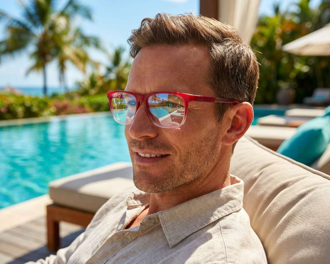 Diesel DL-5159 067 55-13 Rouge  autre vue