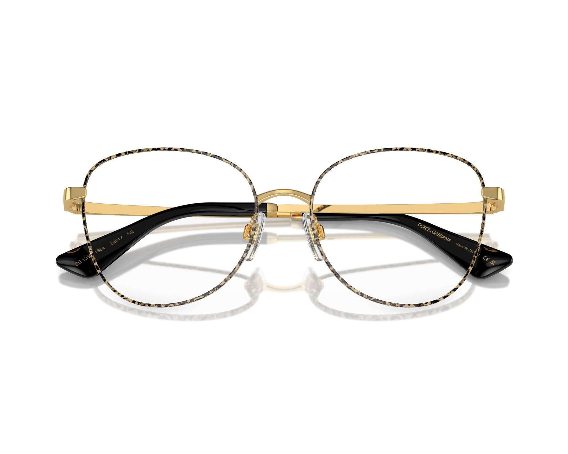 Dolce & Gabbana DG1355 1364 53-17 Or  vue 360 degr&eacute;s 2