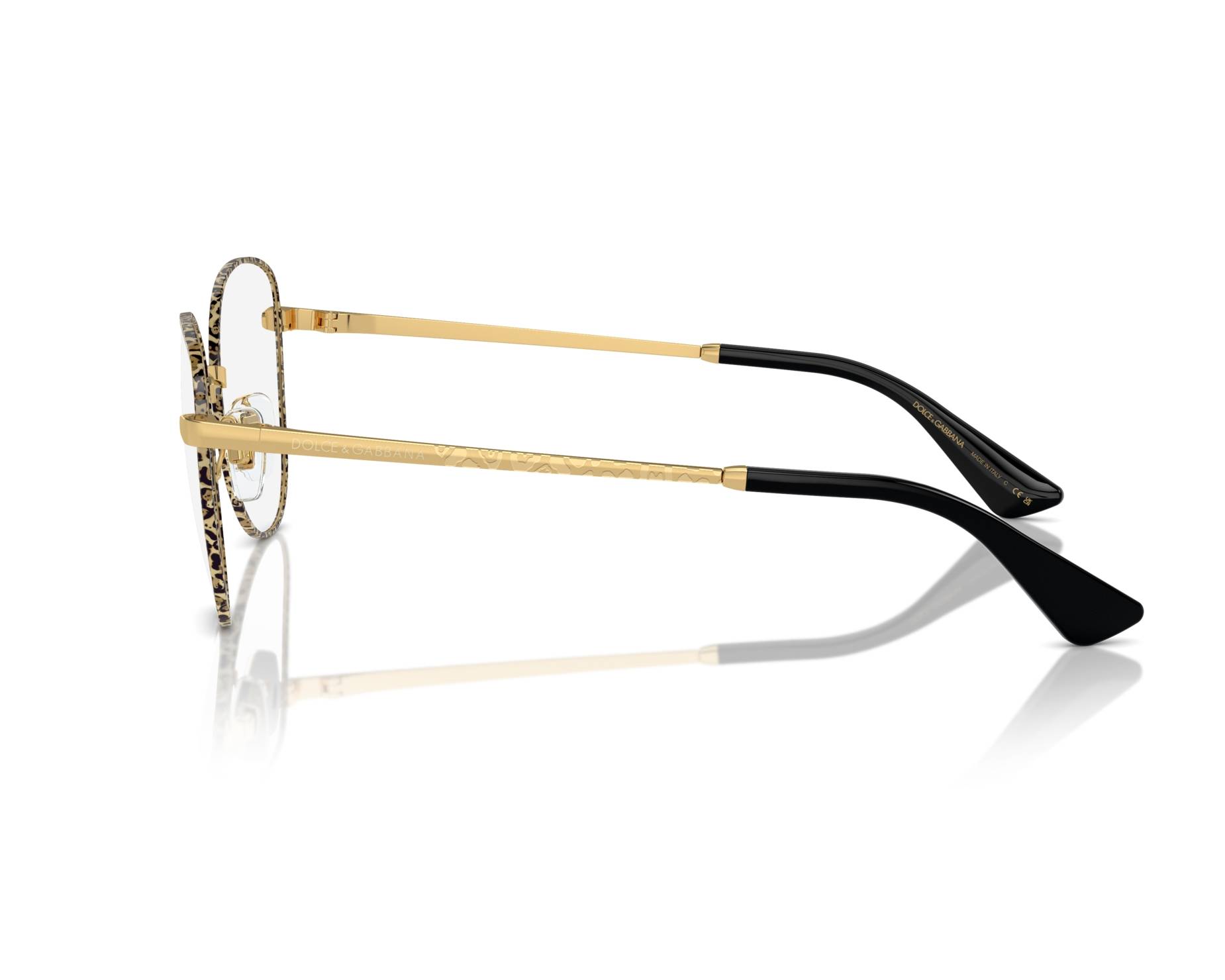 Dolce & Gabbana DG1355 1364 53-17 Or  vue 360 degr&eacute;s 4
