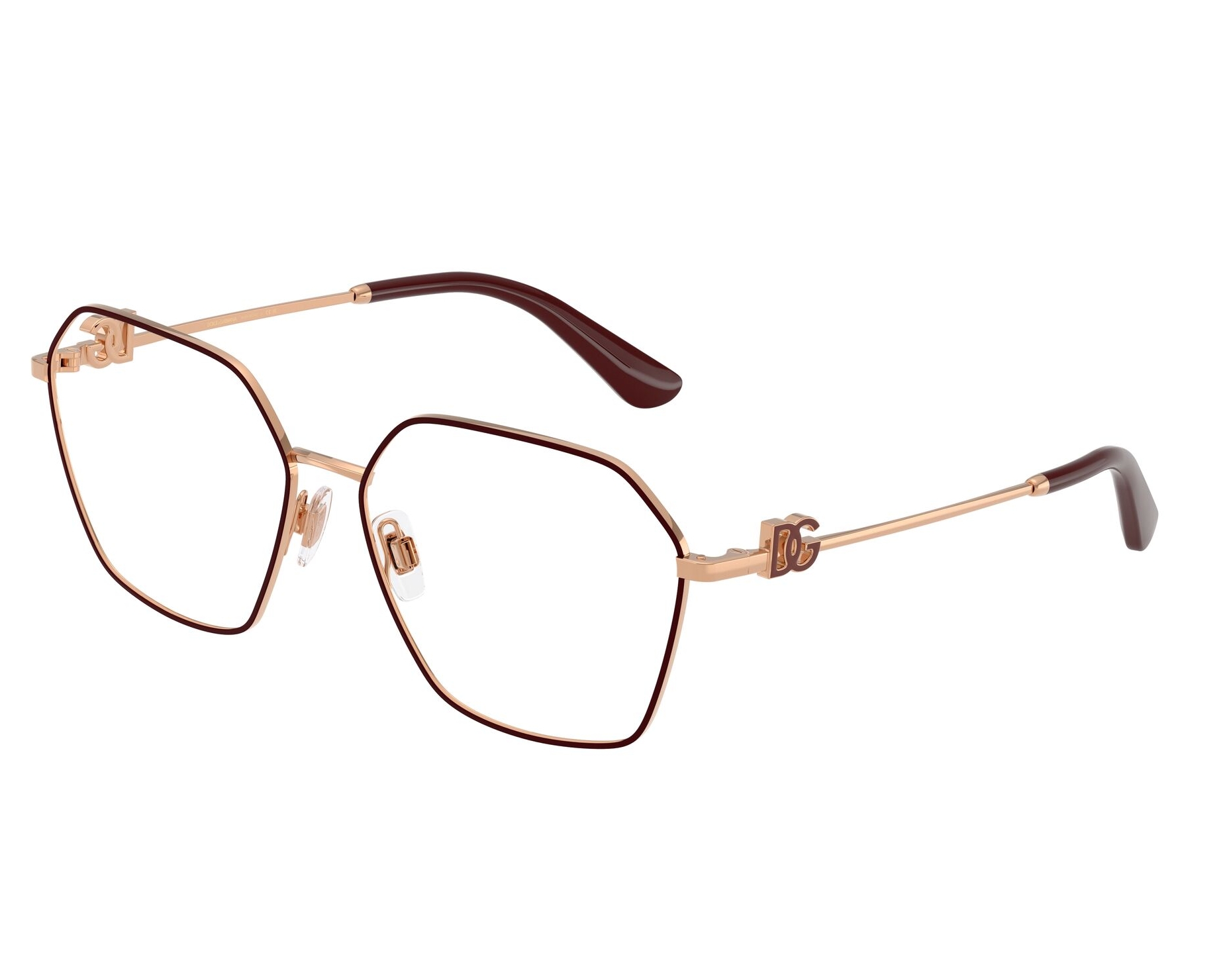 Dolce & Gabbana DG1366 1351 56-15 Rose  vue 360 degr&eacute;s 1