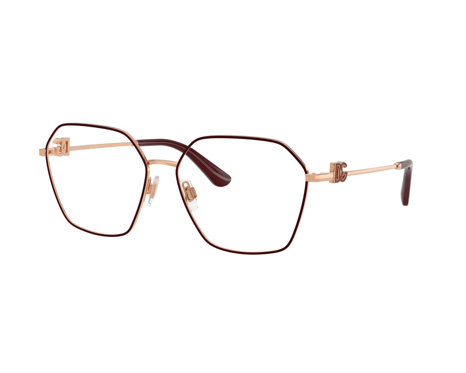 Dolce & Gabbana DG1366 1351 56-15 Rose  vue 360 degr&eacute;s 3