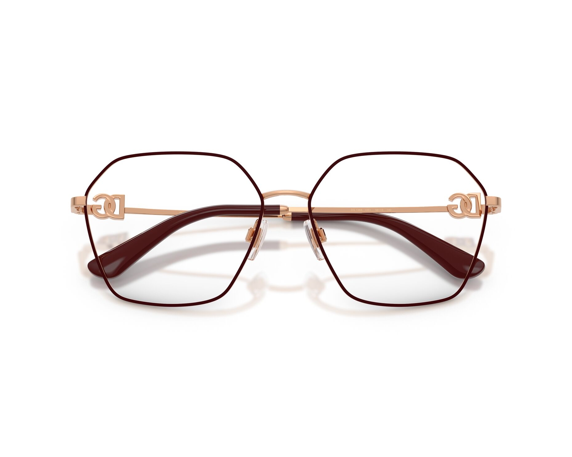 Dolce & Gabbana DG1366 1351 56-15 Rose  vue 360 degr&eacute;s 5