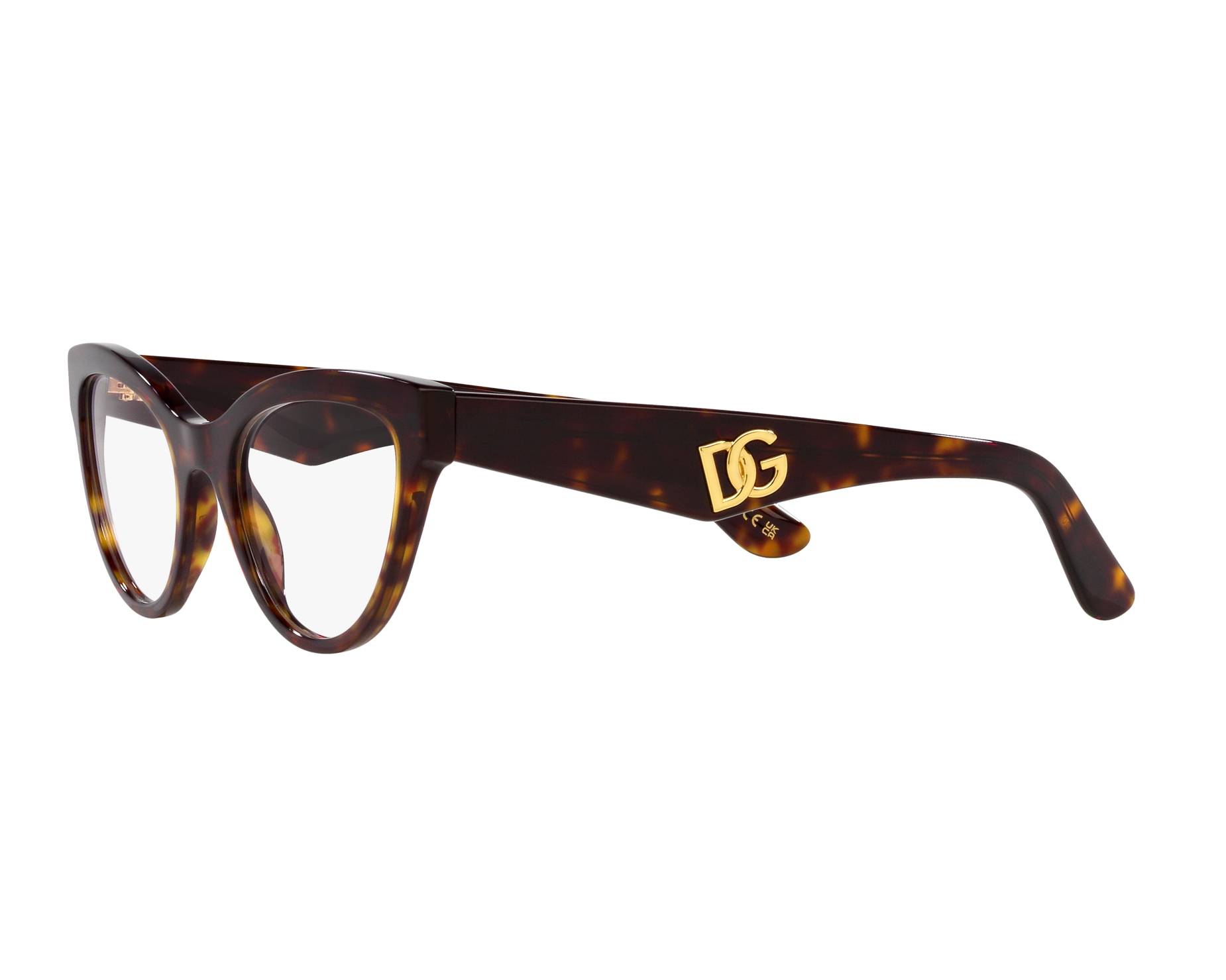 Lunettes Vintage Dolce & Gabbana DG 3037-B - Or & Tortue Avec Pierres - Neuf Sans Étiquette