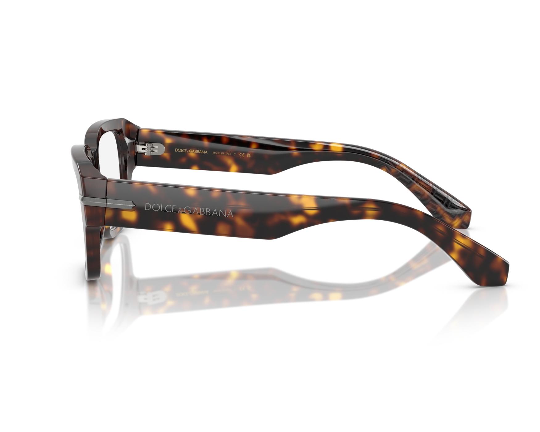 Dolce & Gabbana DG3408 502 54-19 Havane  vue 360 degr&eacute;s 3
