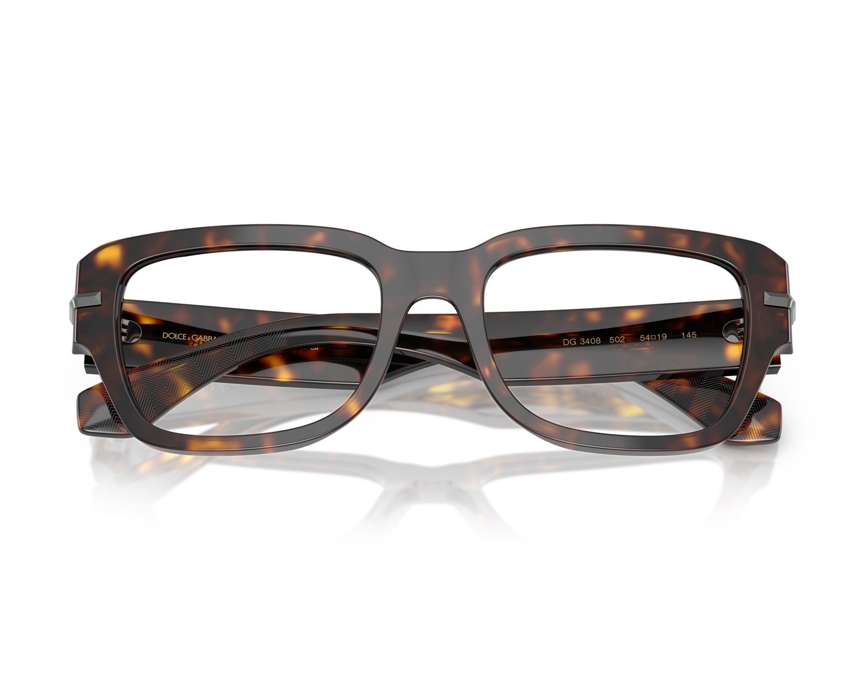 Dolce & Gabbana DG3408 502 54-19 Havane  vue 360 degr&eacute;s 6