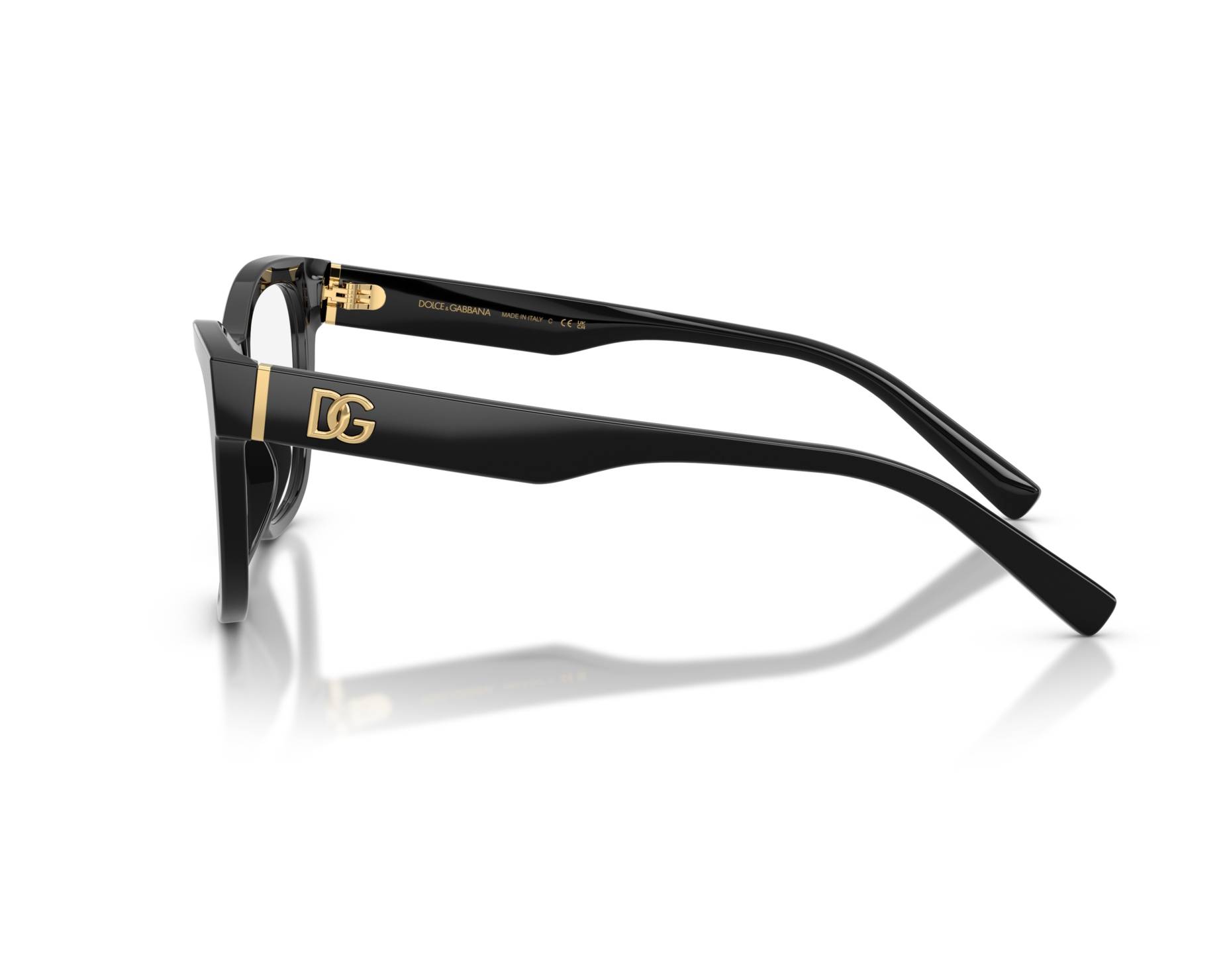 Dolce & Gabbana DG3430 501 53-18 Noir  vue 360 degr&eacute;s 2