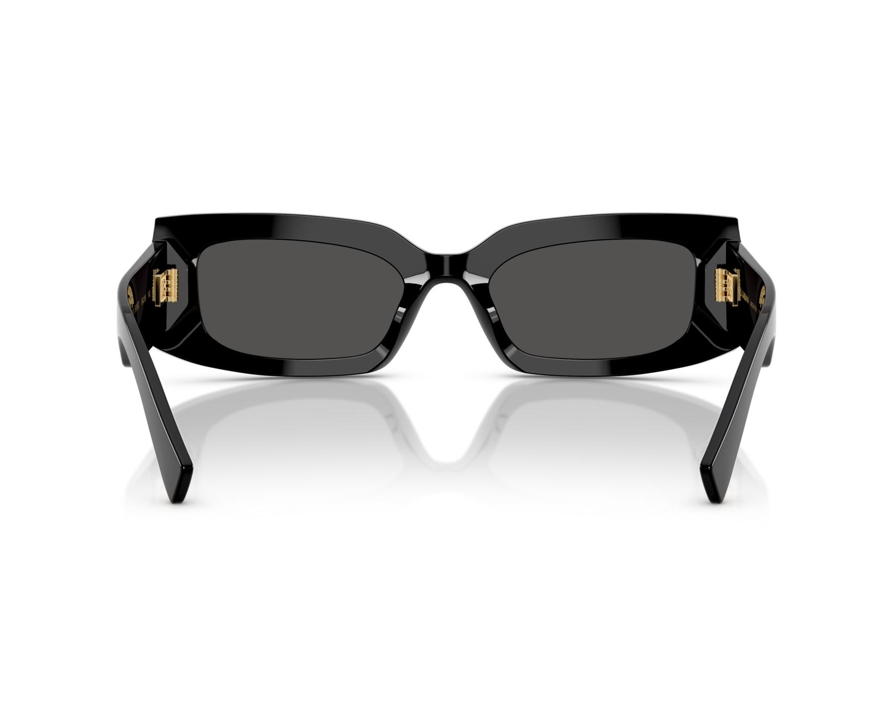 Dolce & Gabbana Black Rectangular Sunglasses with Gold Accents Dolce&Gabbana Sunglasses - black - Zalando.ie main image 4