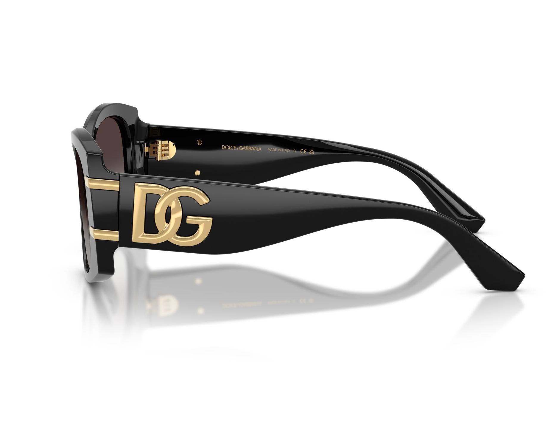 Dolce & Gabbana DG4501 501/8G 54-17 Noir  vue 360 degr&eacute;s 6