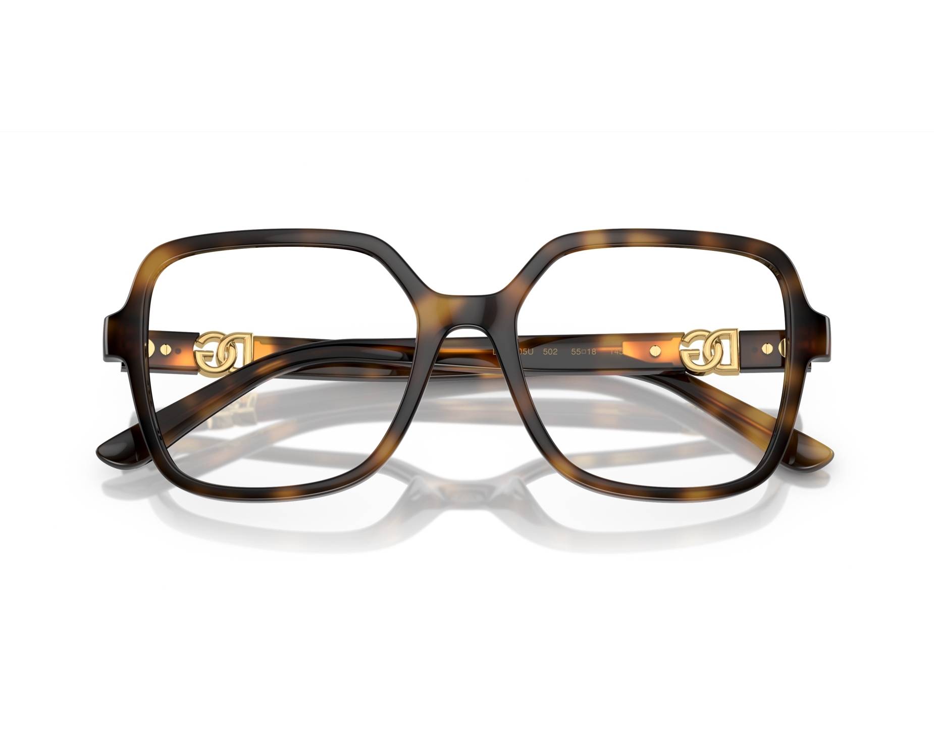 Dolce & Gabbana DG5105U 502 53-18 Havane  vue 360 degr&eacute;s 5