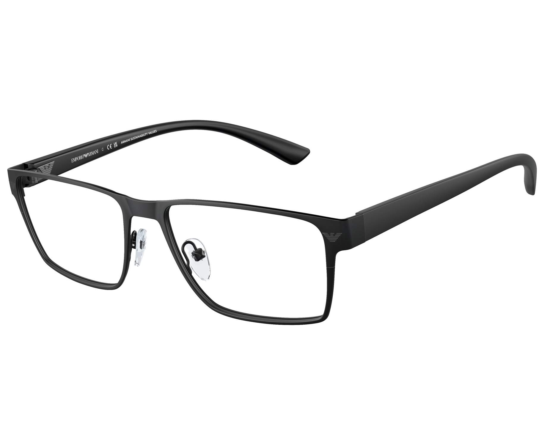 Emporio Armani EA1157 3001 55-17 Noir  vue 360 degr&eacute;s 1