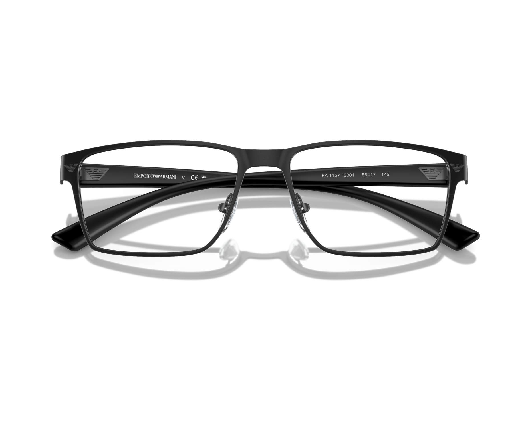 Emporio Armani EA1157 3001 55-17 Noir  vue 360 degr&eacute;s 5