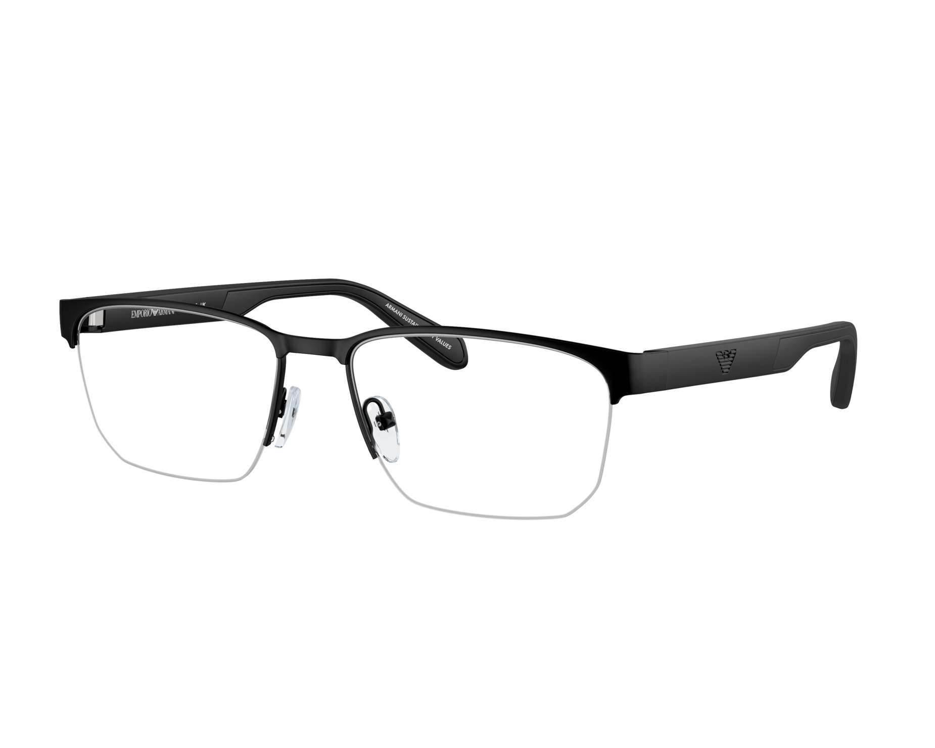 Emporio Armani EA1162 3001 56-17 Black  vue 360 degr&eacute;s 3