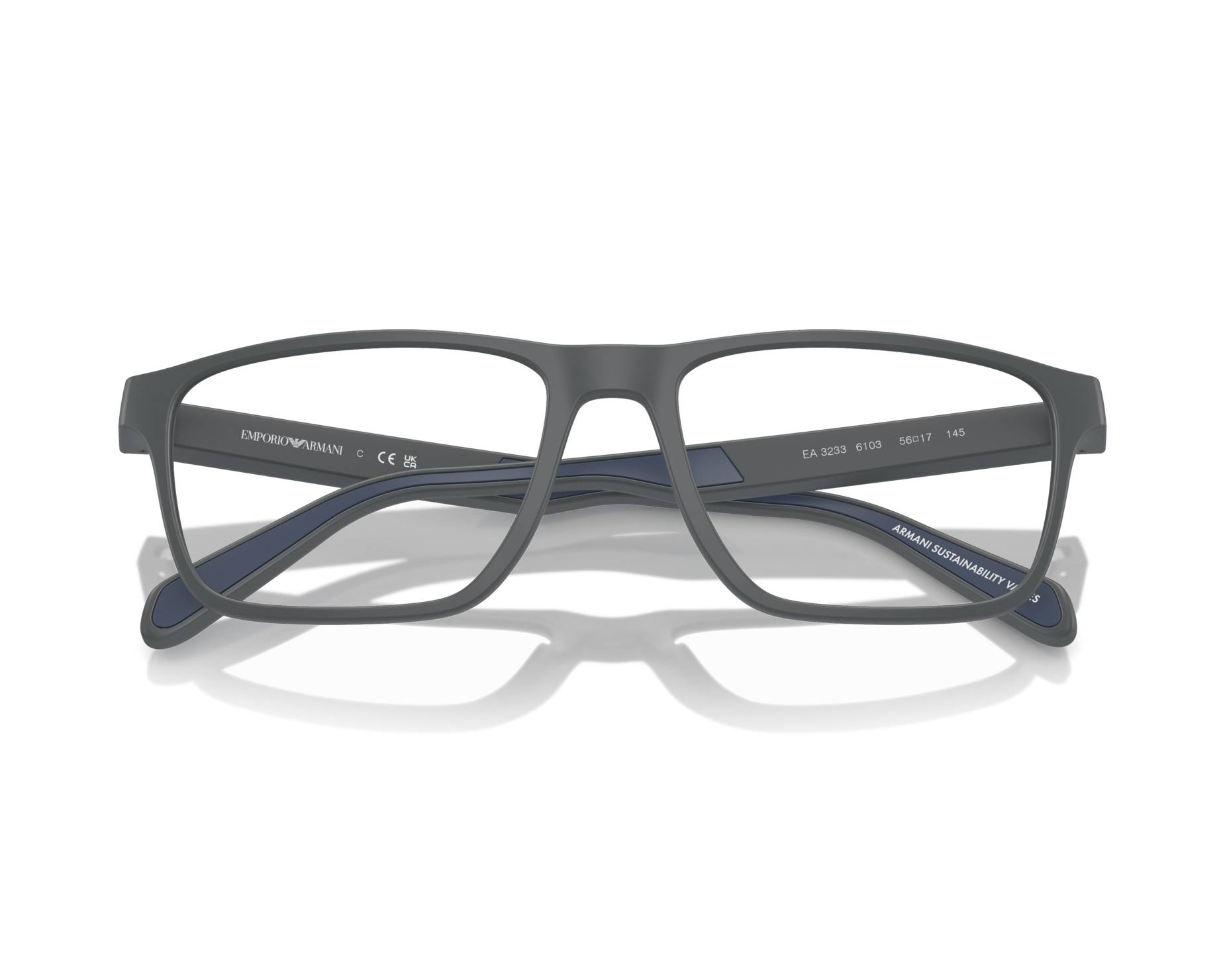 Emporio Armani EA3233 6103 56-17 grau  vue de face