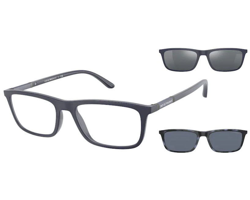 Emporio Armani EA-4160 50881W 55-18 blau  vue 360 degr&eacute;s 1
