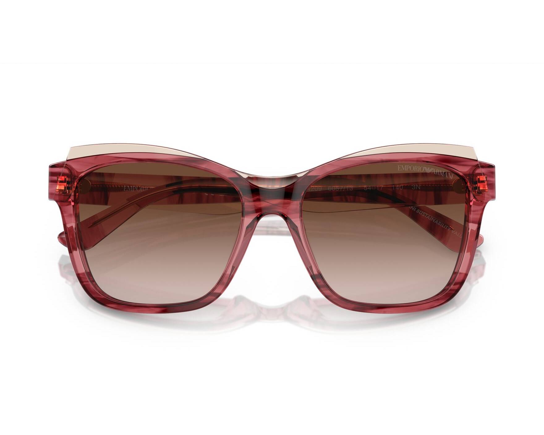 Emporio Armani EA4209 605713 54-17 Rouge  vue 360 degr&eacute;s 4