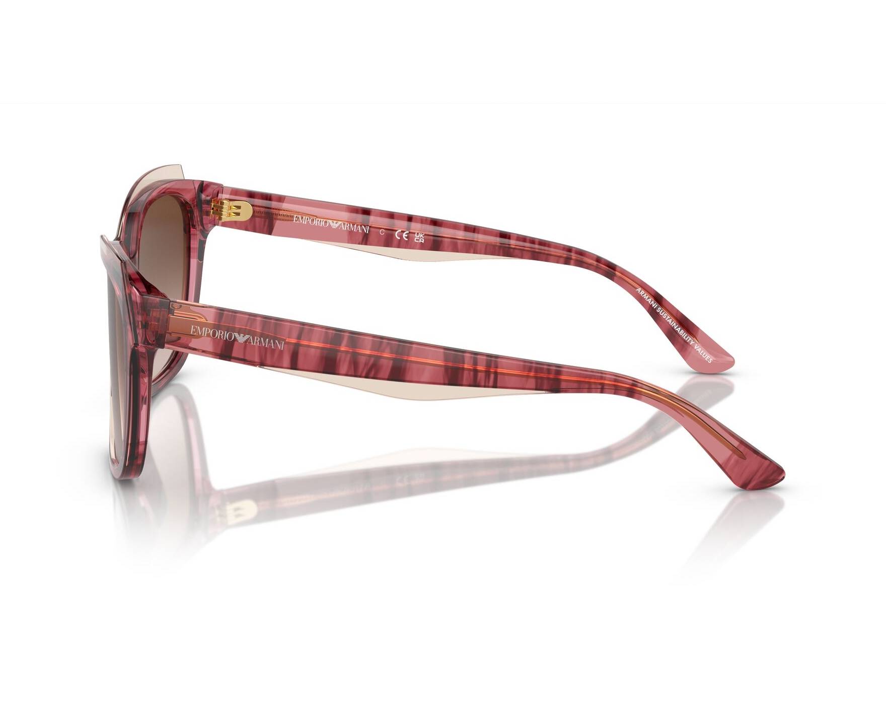 Emporio Armani EA4209 605713 54-17 Rouge  vue 360 degr&eacute;s 6