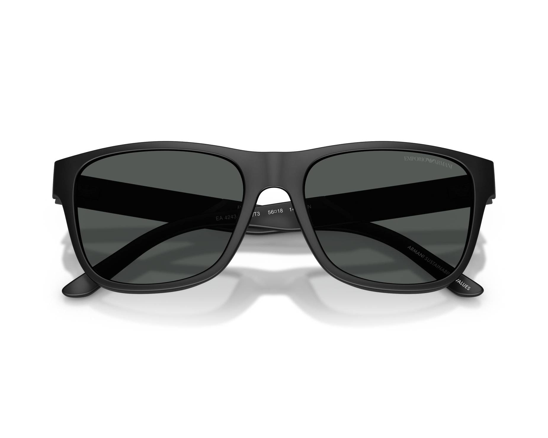 Emporio Armani EA4243 5001T3 56-18 Noir  vue 360 degr&eacute;s 4