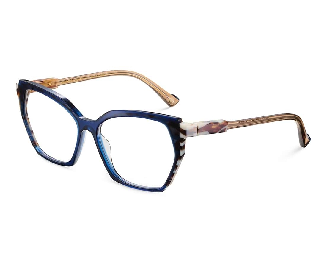 Etnia Barcelona BRAGANZA BLZE 55-14 Bleu Zèbre vue de profil