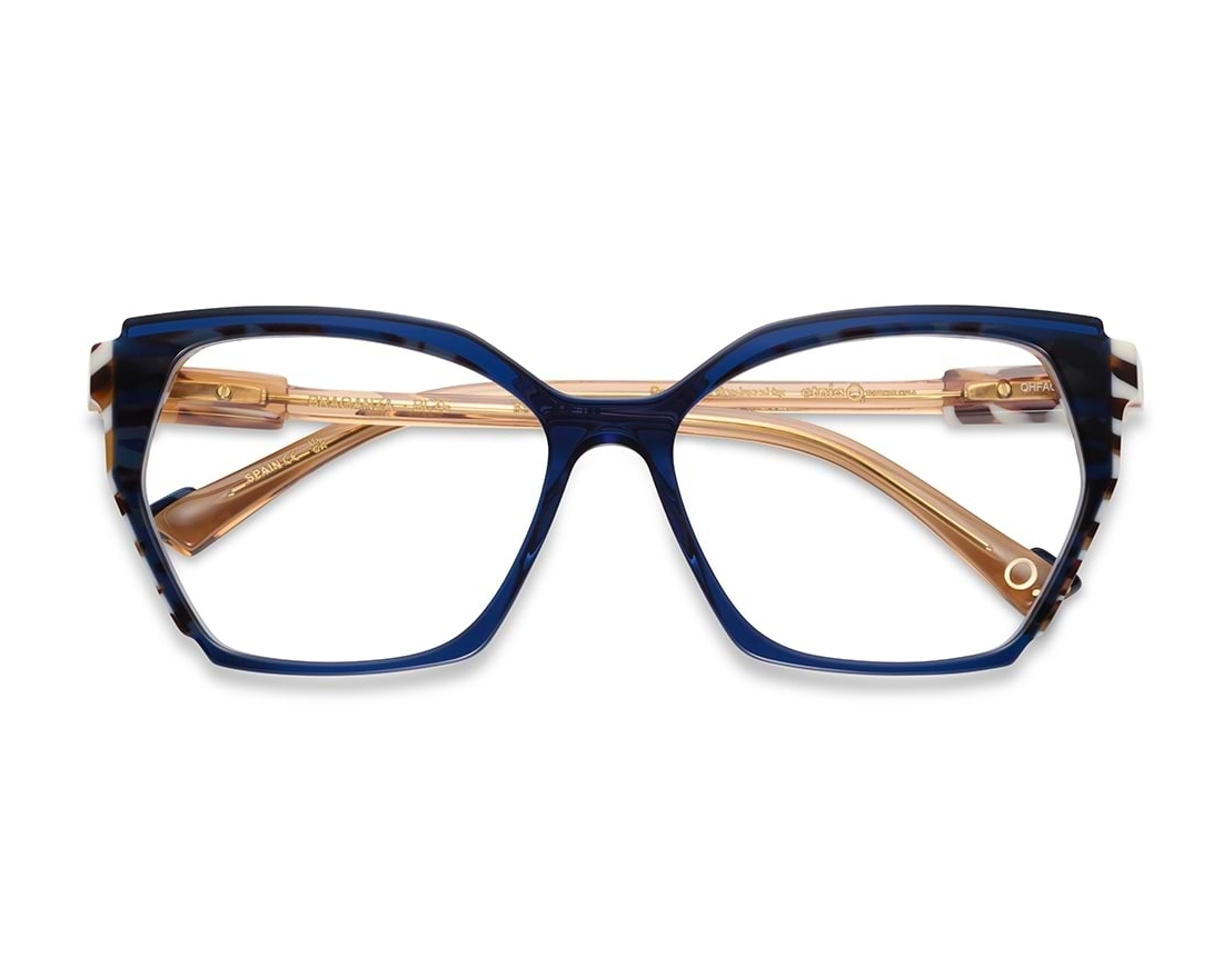 Etnia Barcelona BRAGANZA BLZE 55-14 Bleu Zèbre vue de c&ocirc;t&eacute;