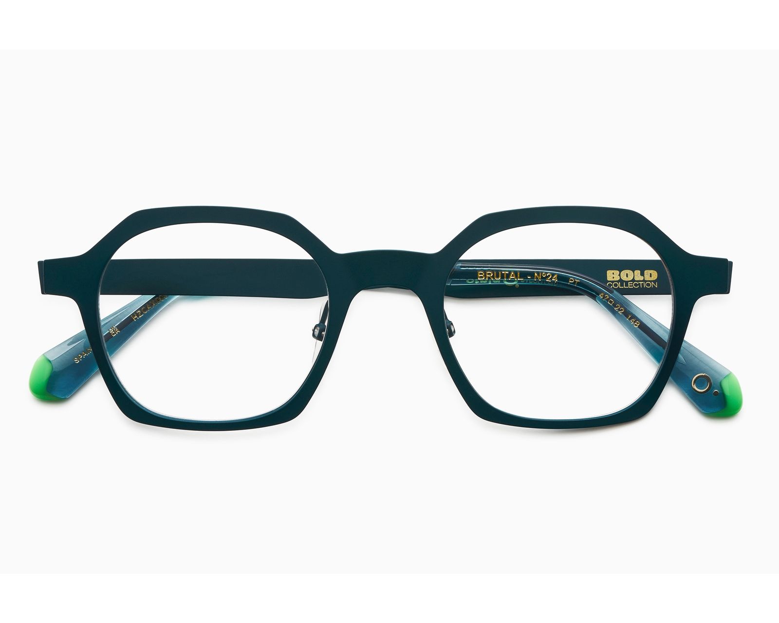 Etnia Barcelona BRUTAL NO24 PT 47-22 Blue Coral  vue de c&ocirc;t&eacute;