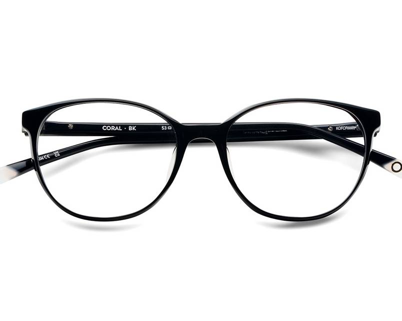 Etnia Barcelona CORAL BK 53-17 Negra  vue de c&ocirc;t&eacute;