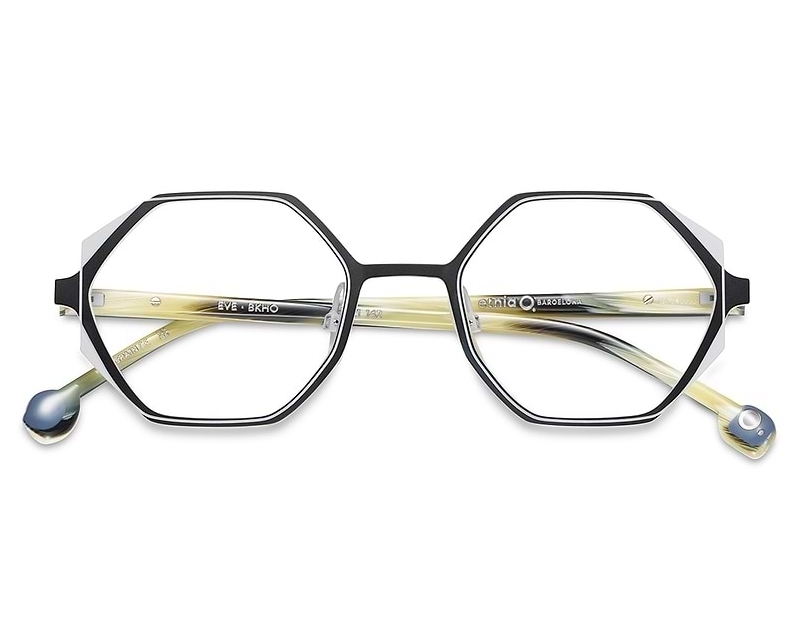 Etnia Barcelona EVE BKHO 49-21 Negra Cuerno vue 360 degr&eacute;s 2