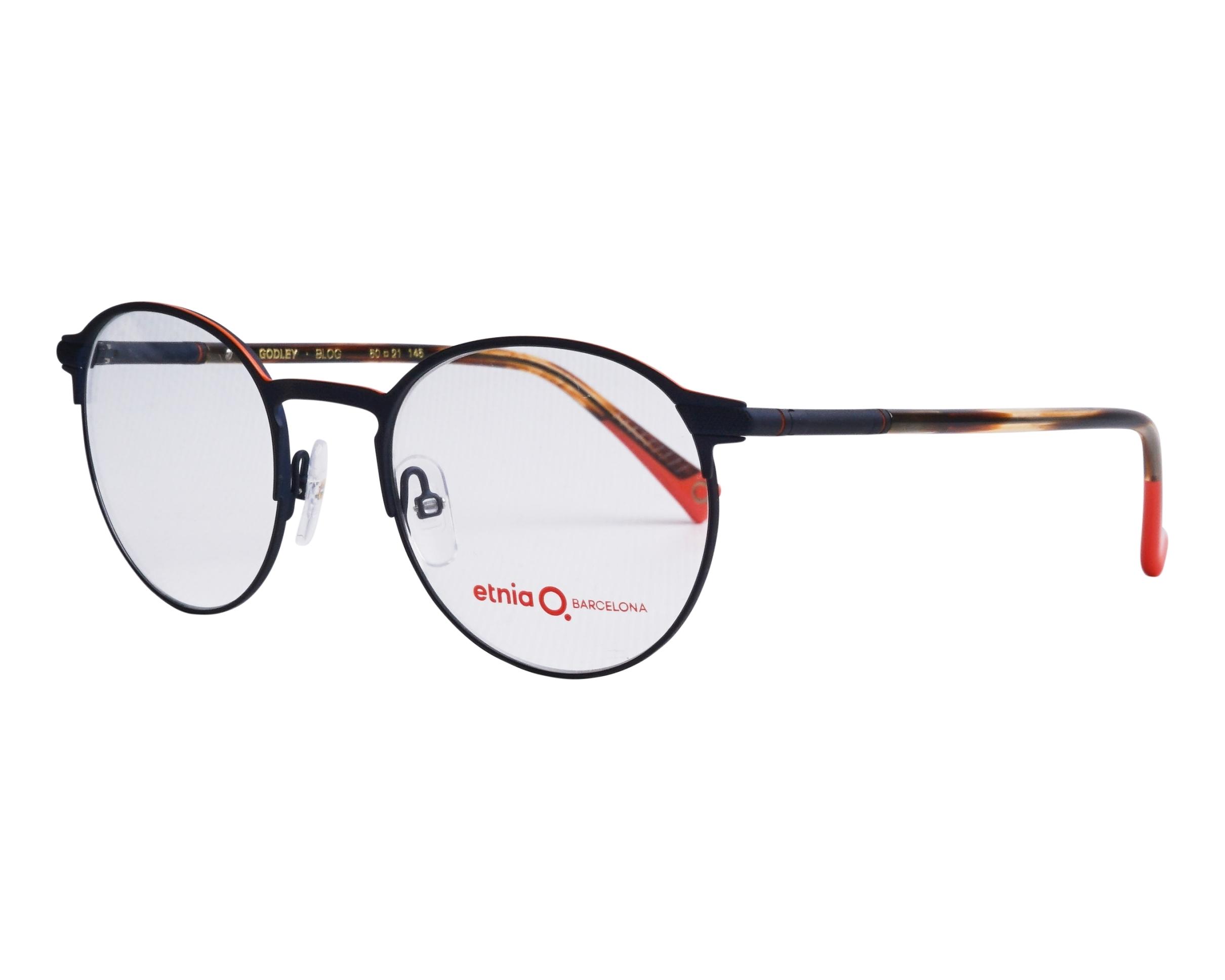 Etnia Barcelona GODLEY BLOG 50-21 Bleu Orange vue de c&ocirc;t&eacute;