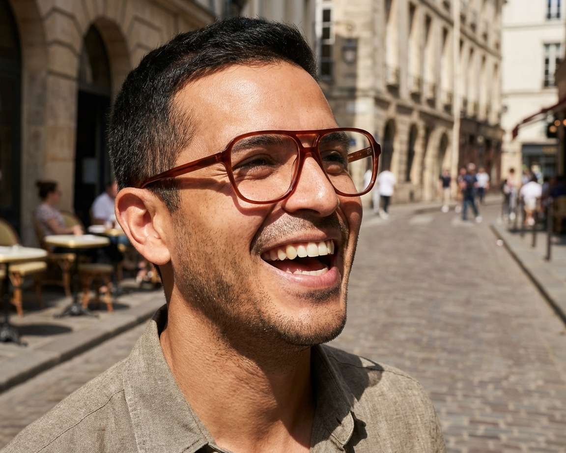 Etnia Barcelona IVA HVRD 56-15 Havane  vue 360 degr&eacute;s 5